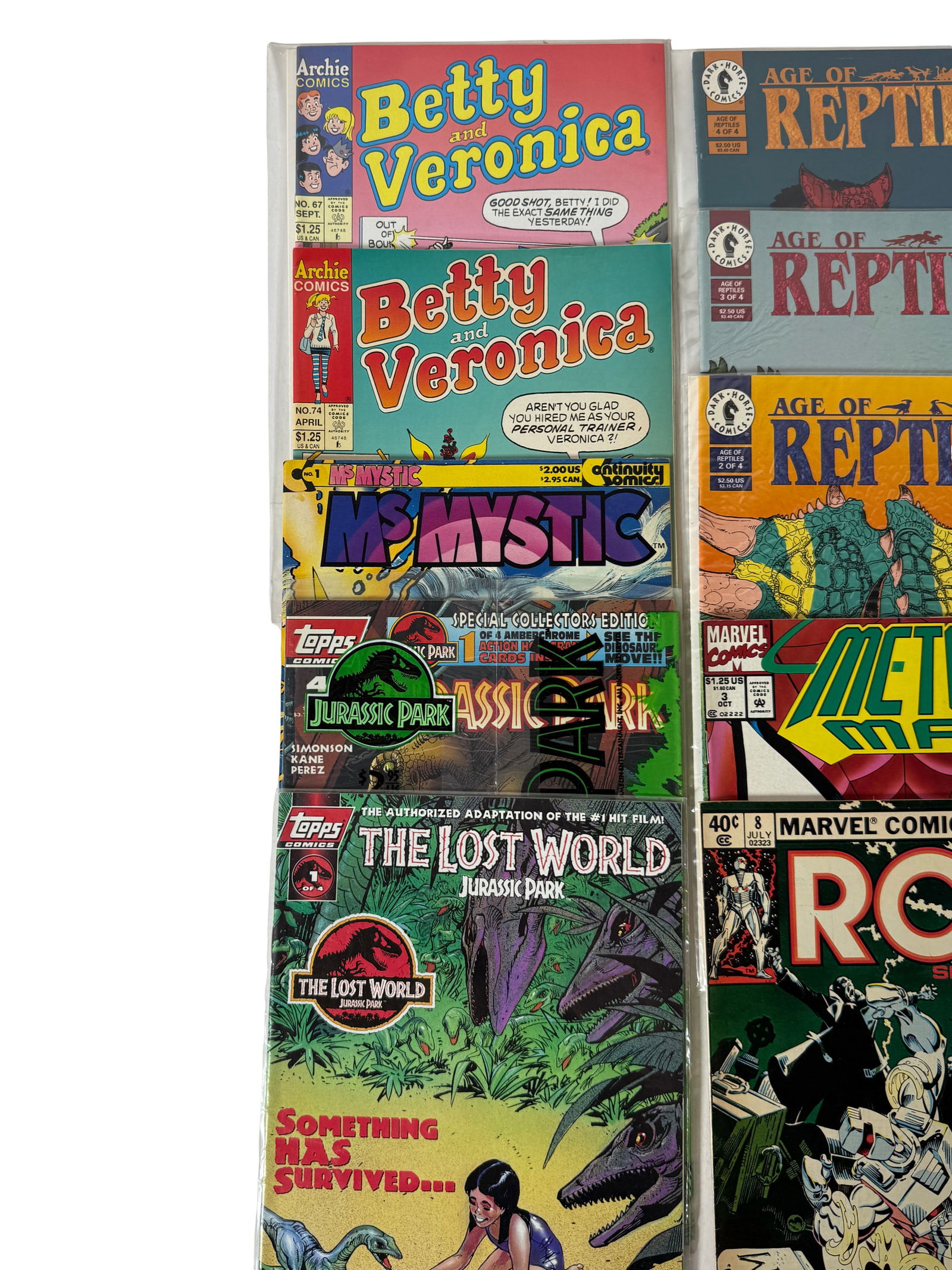 Comic Book Lot PLOP! 5 Indiana Jones Teen Titans: Includes DC Plop! 5, Indiana Jones Chronicles, Teen Titans, and Batman related items.