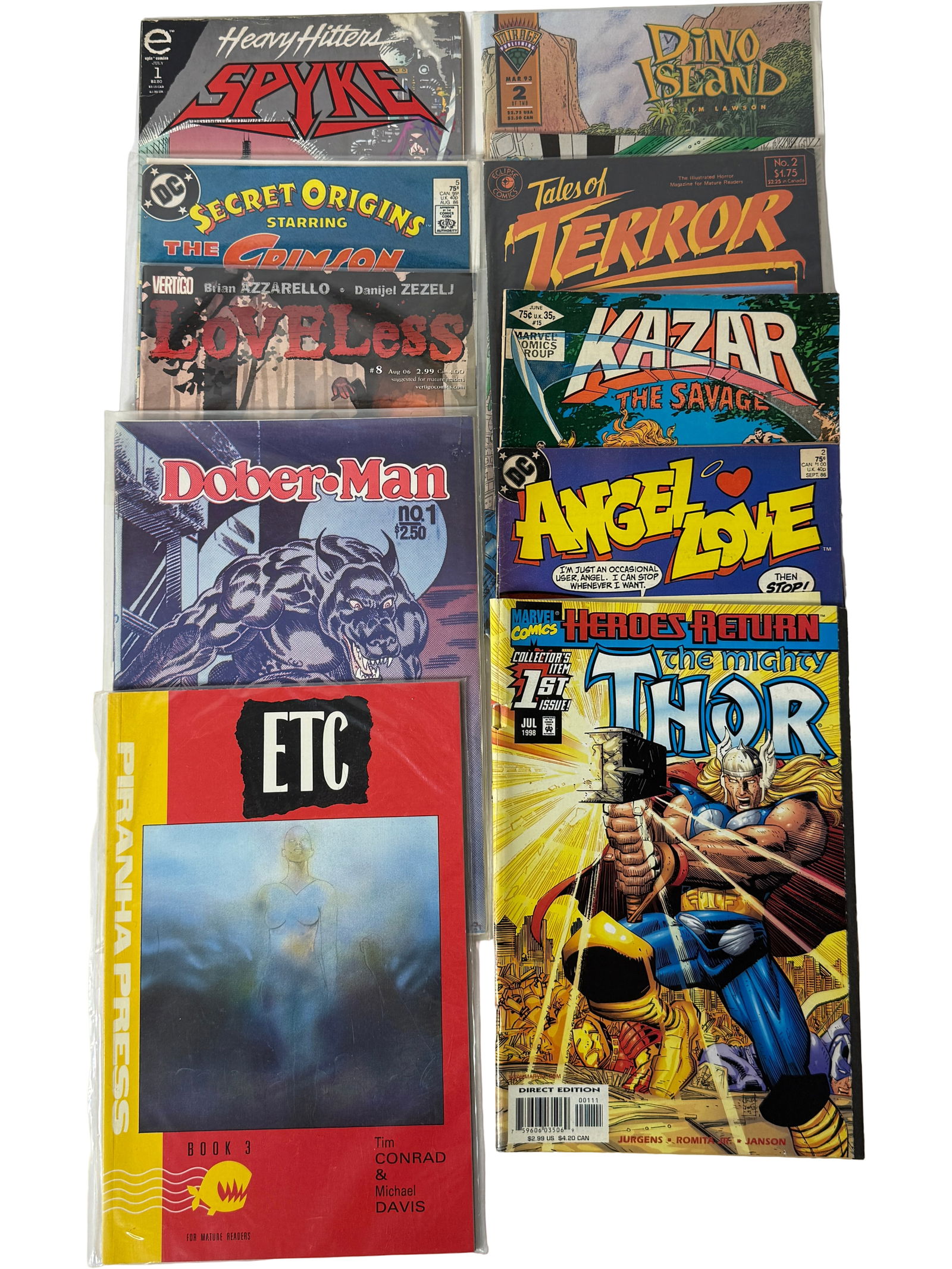 Comic Book Lot Green Lantern Set Flash Shrek Disney: Includes multiple Green Lantern titles, Flash, Larfleeze Christmas special, Disney/children?s books.