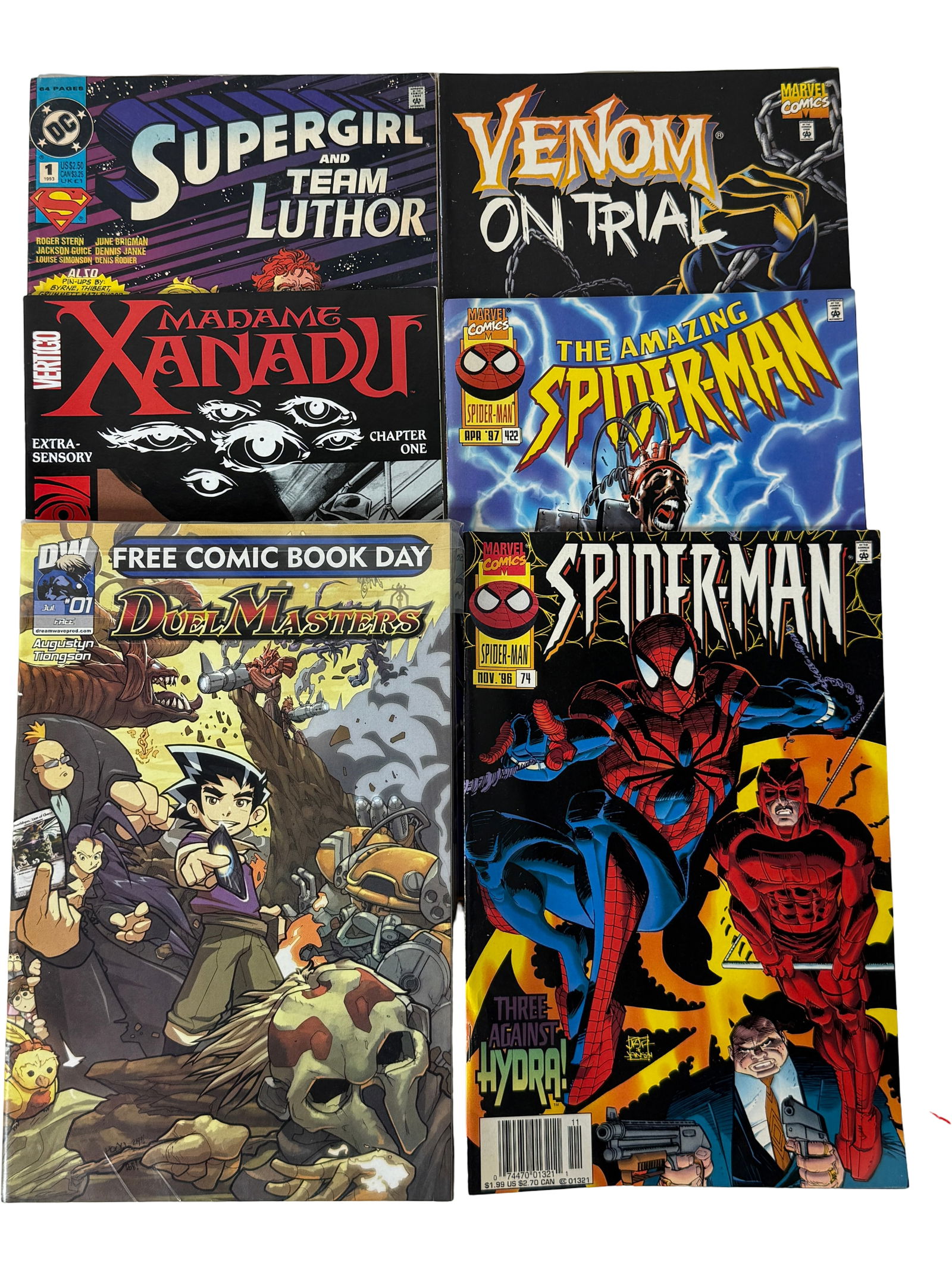 Comic Book Lot Angel Love Thor 1 (Heroes Return): Includes Angel Love, Marvel Thor 1 (1998), and mixed Bronze/Copper titles.