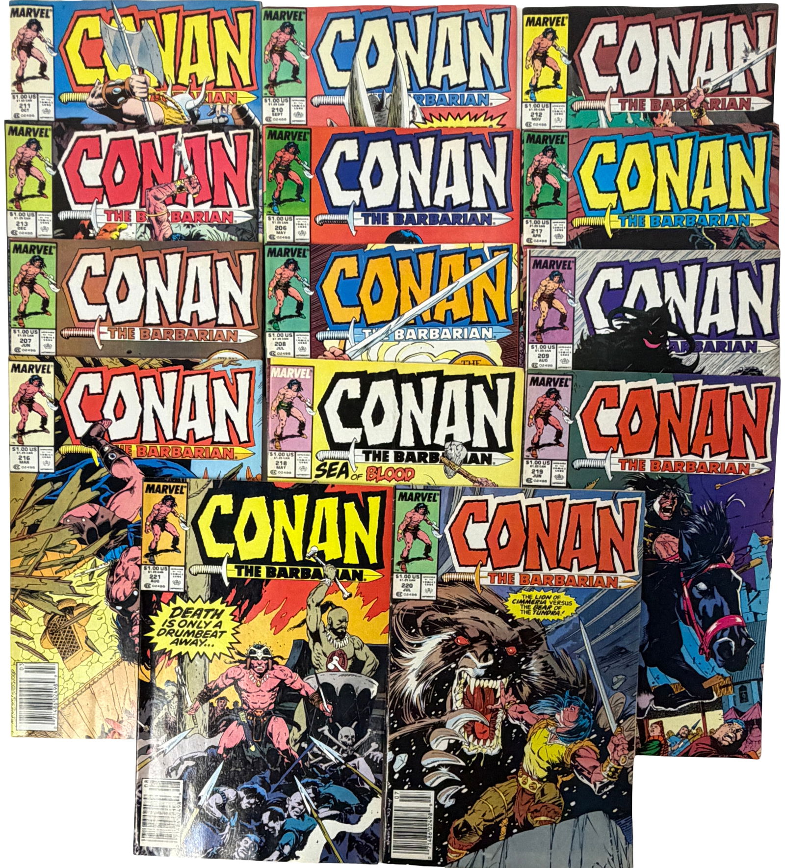 Conan the Barbarian Comic Lot (Group 1) (1 of 3)