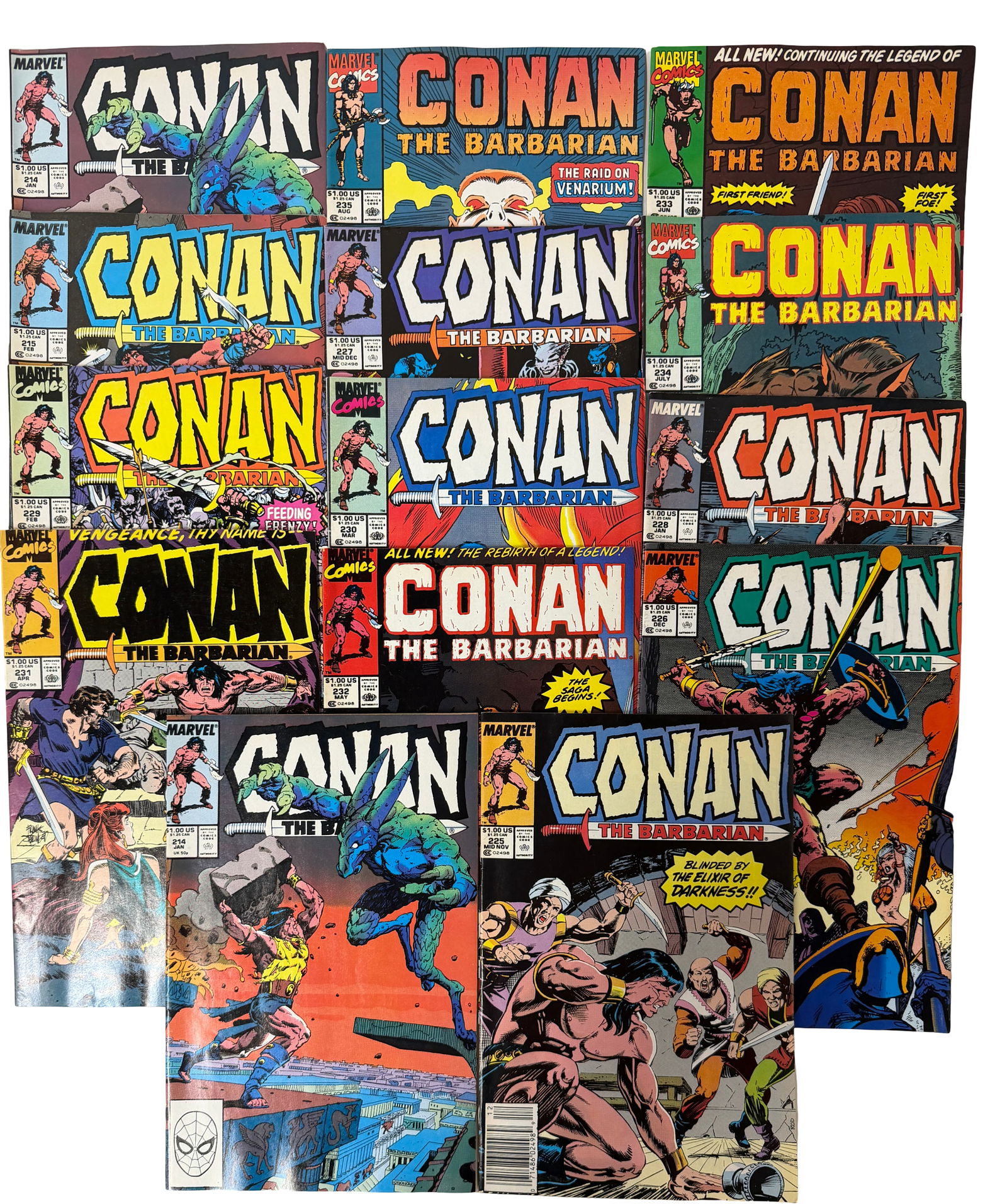 Conan the Barbarian Comic Lot (1 of 3)