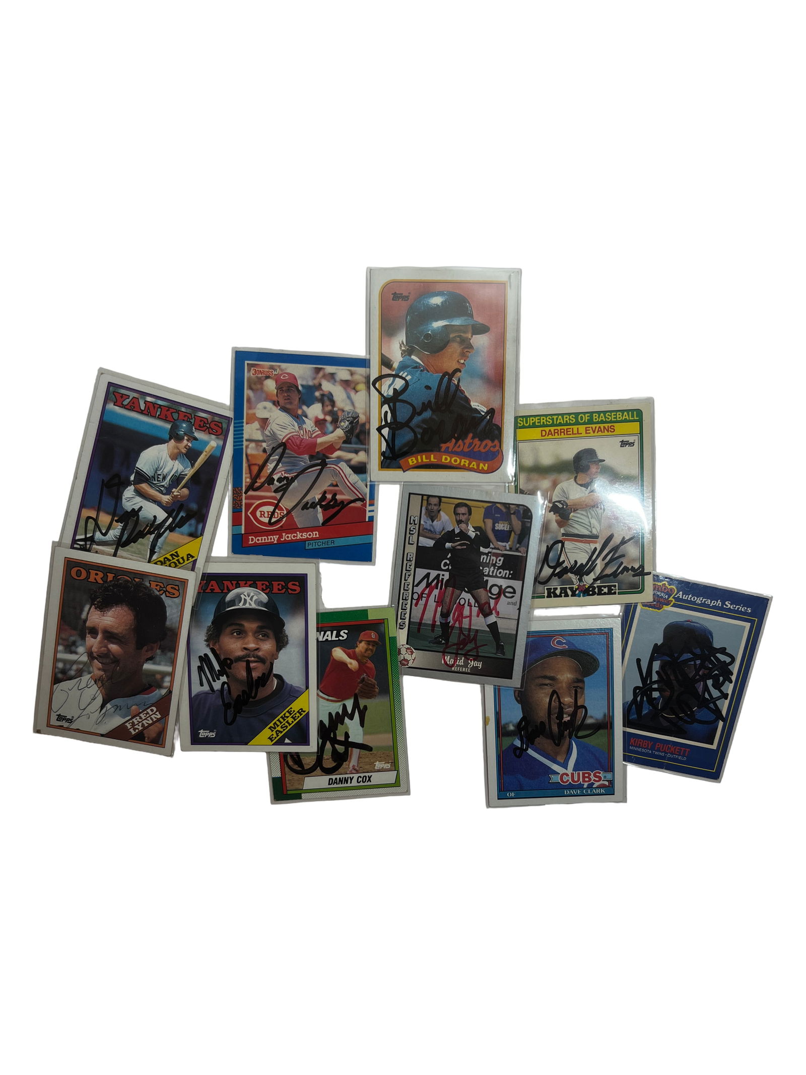 Autographed Baseball Cards Group (1 of 5)