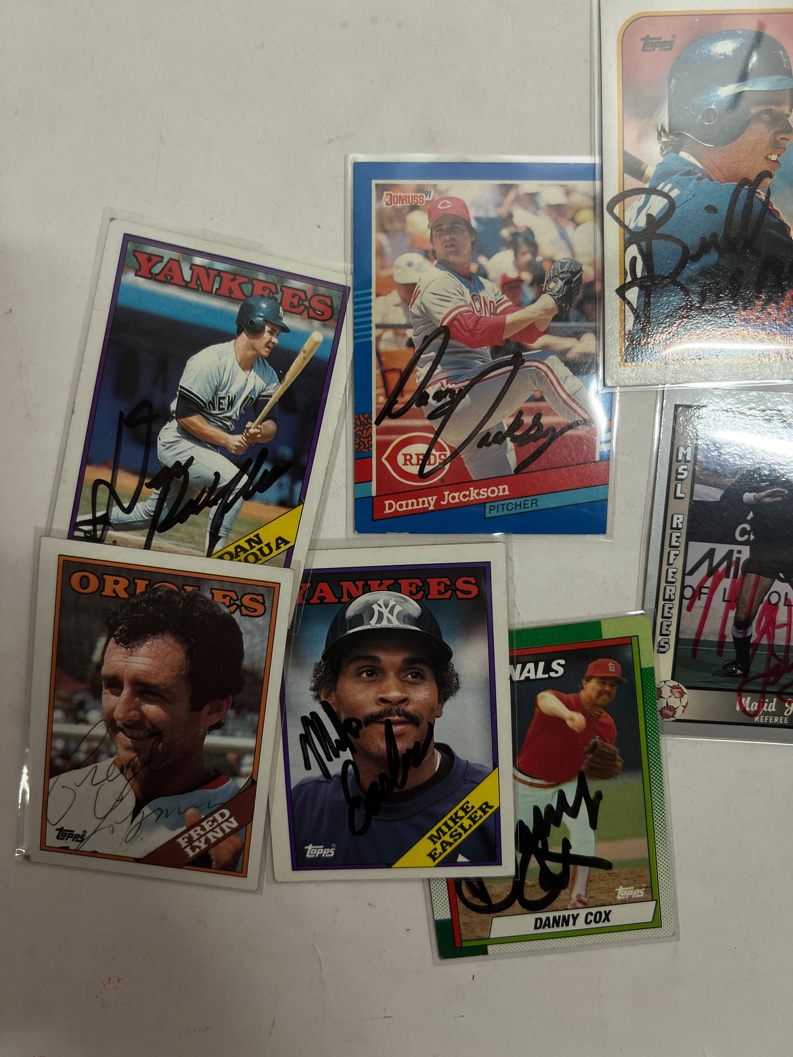 Autographed Baseball Cards Group - 2