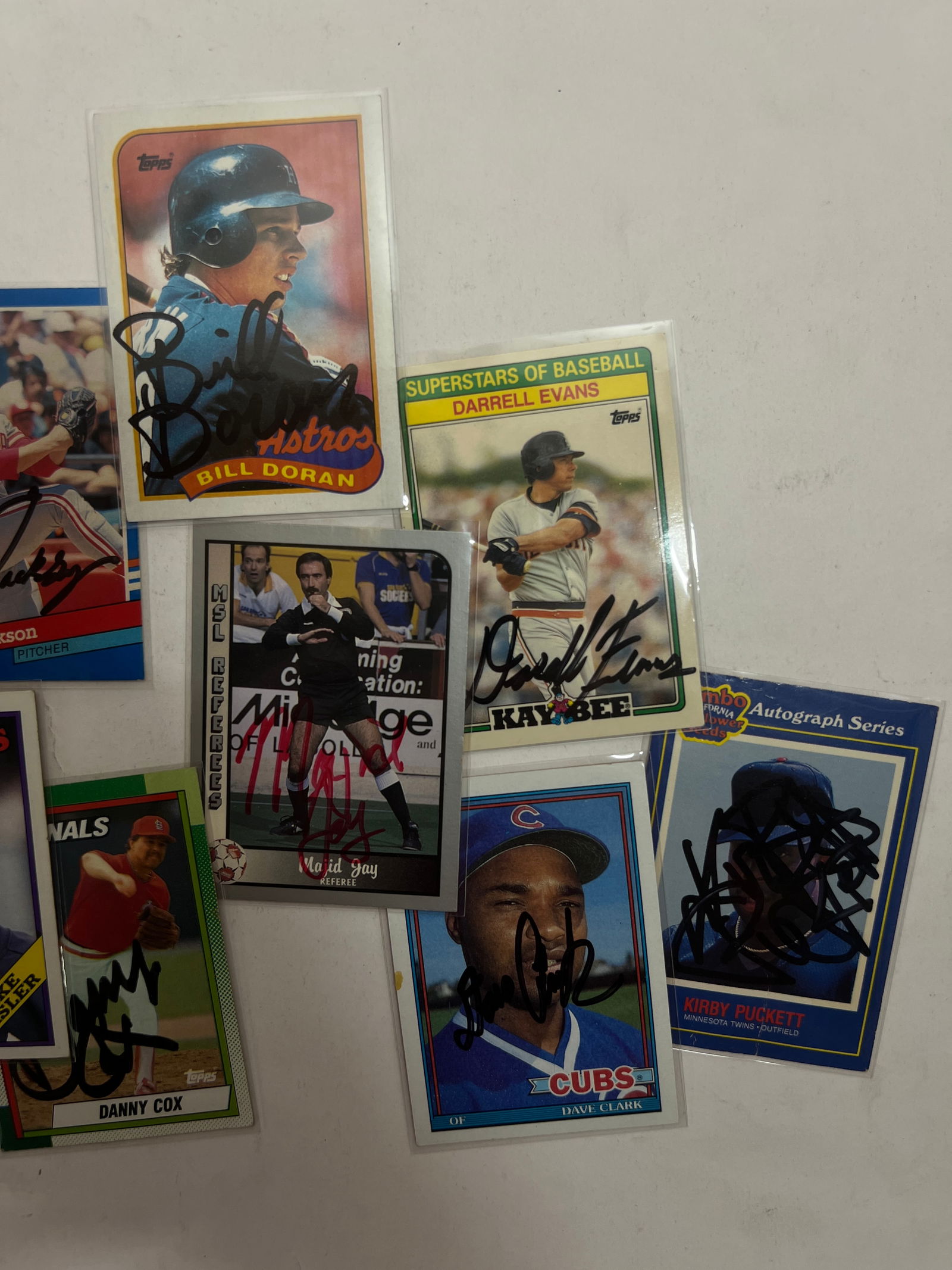 Autographed Baseball Cards Group - 3