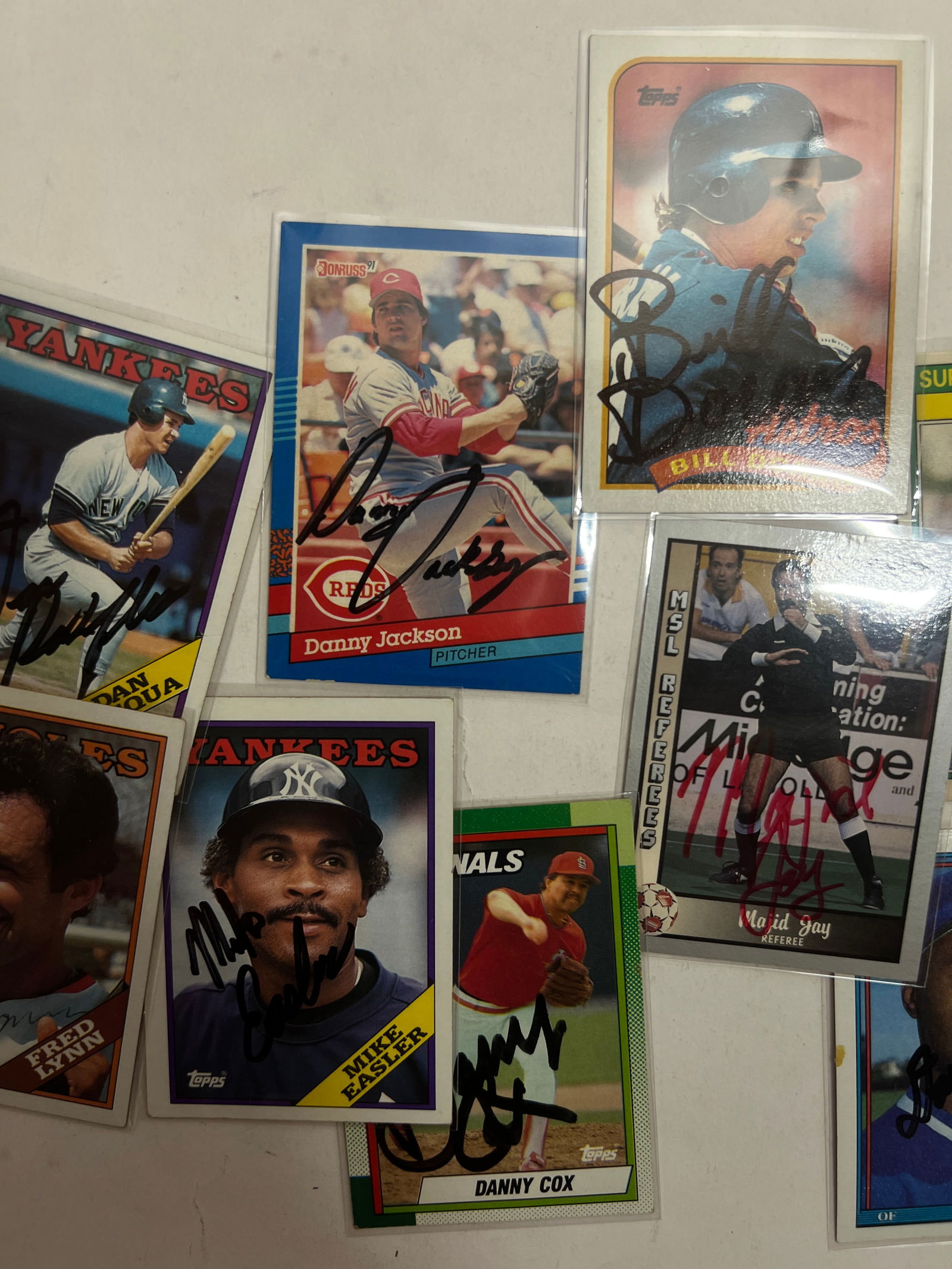 Autographed Baseball Cards Group - 4