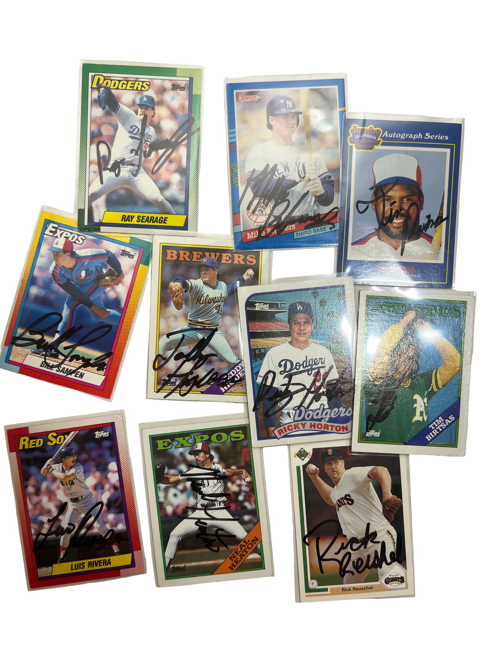 Signed Baseball Cards Collection (1 of 5)