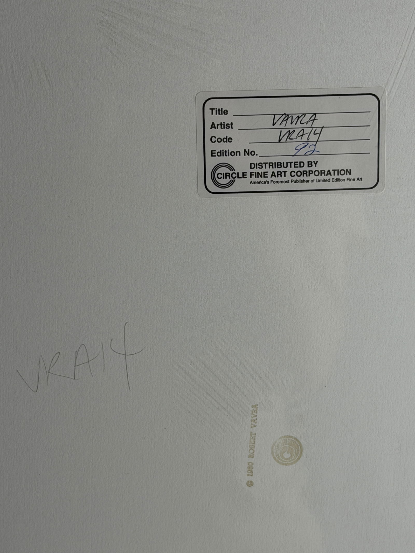 Horse Artwork Signed Robert - 5