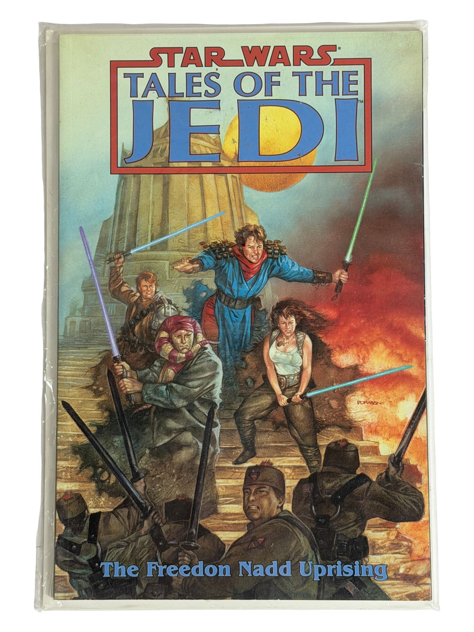 Star Wars Tales of the Jedi Comic: Star Wars: Tales of the Jedi The Freedon Nadd Uprising issue.