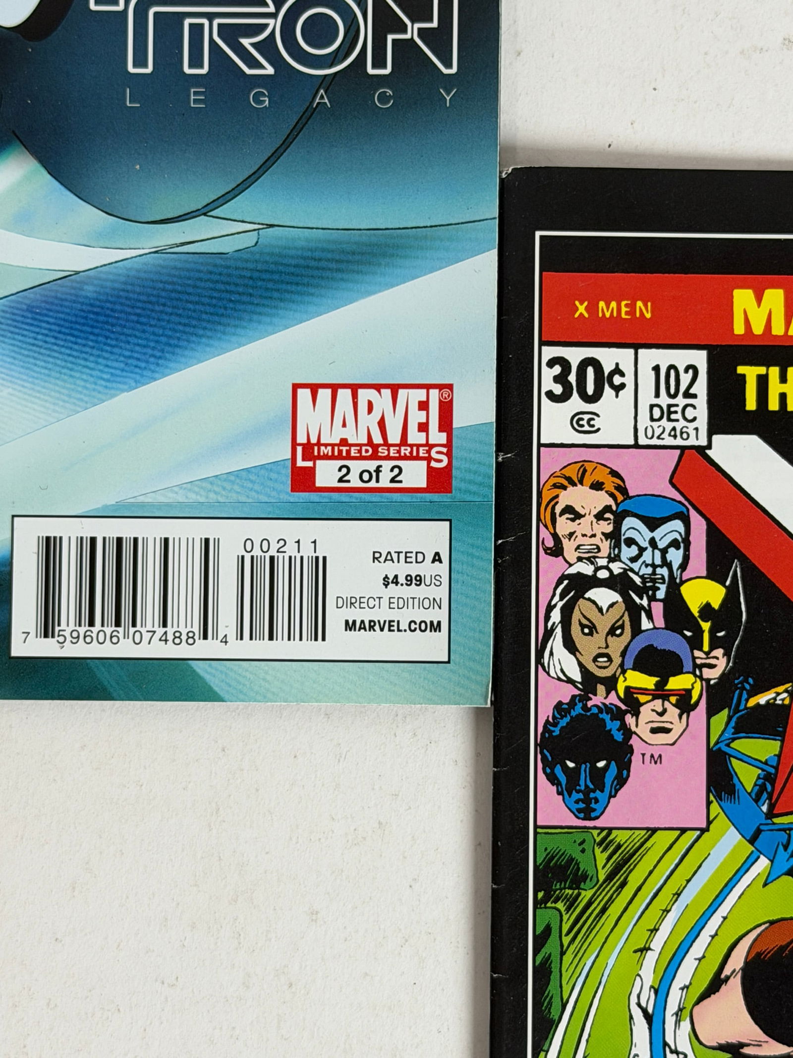 Tron and X-Men Comic Pair - 2