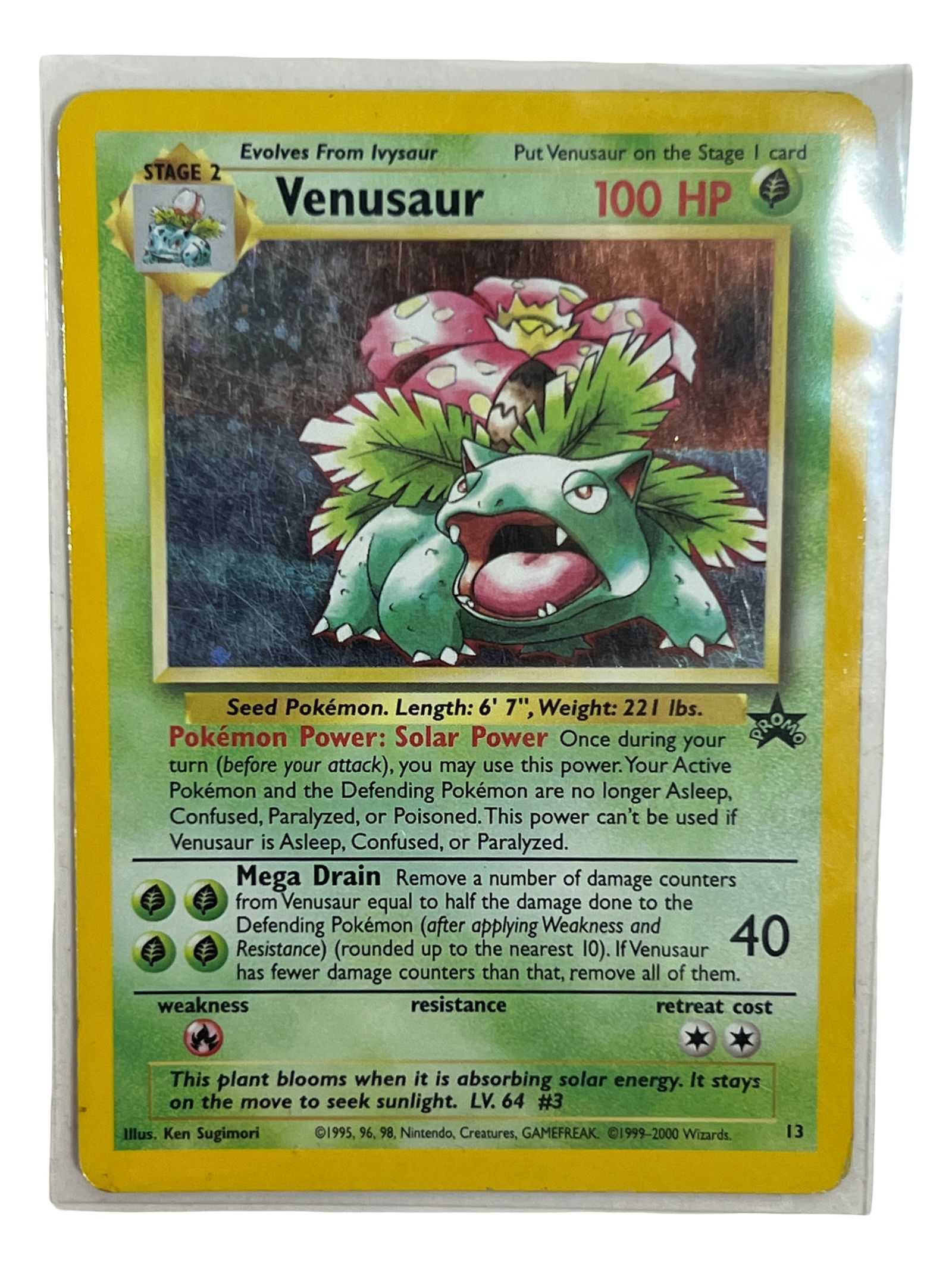 Pokemon Venusaur Card (Holo) (1 of 4)