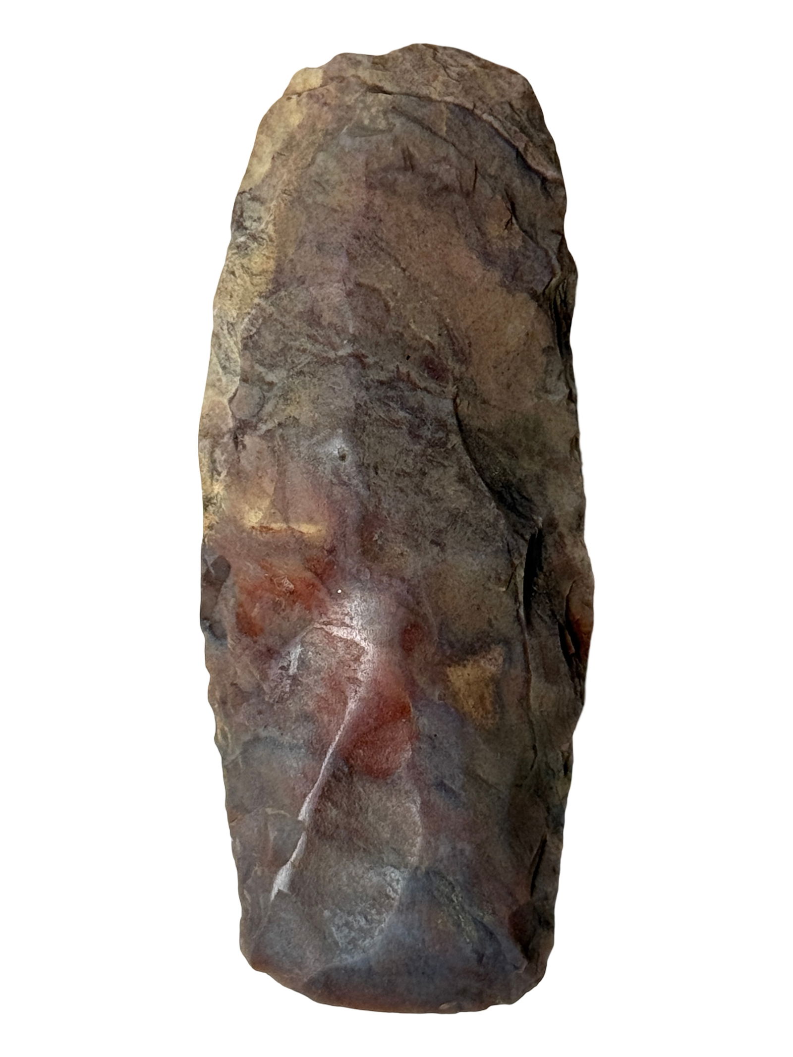 NEOLITHIC STONE CHISEL TOOL BLADE Artifact (Variant): Another large stone piece with natural patina and shaping