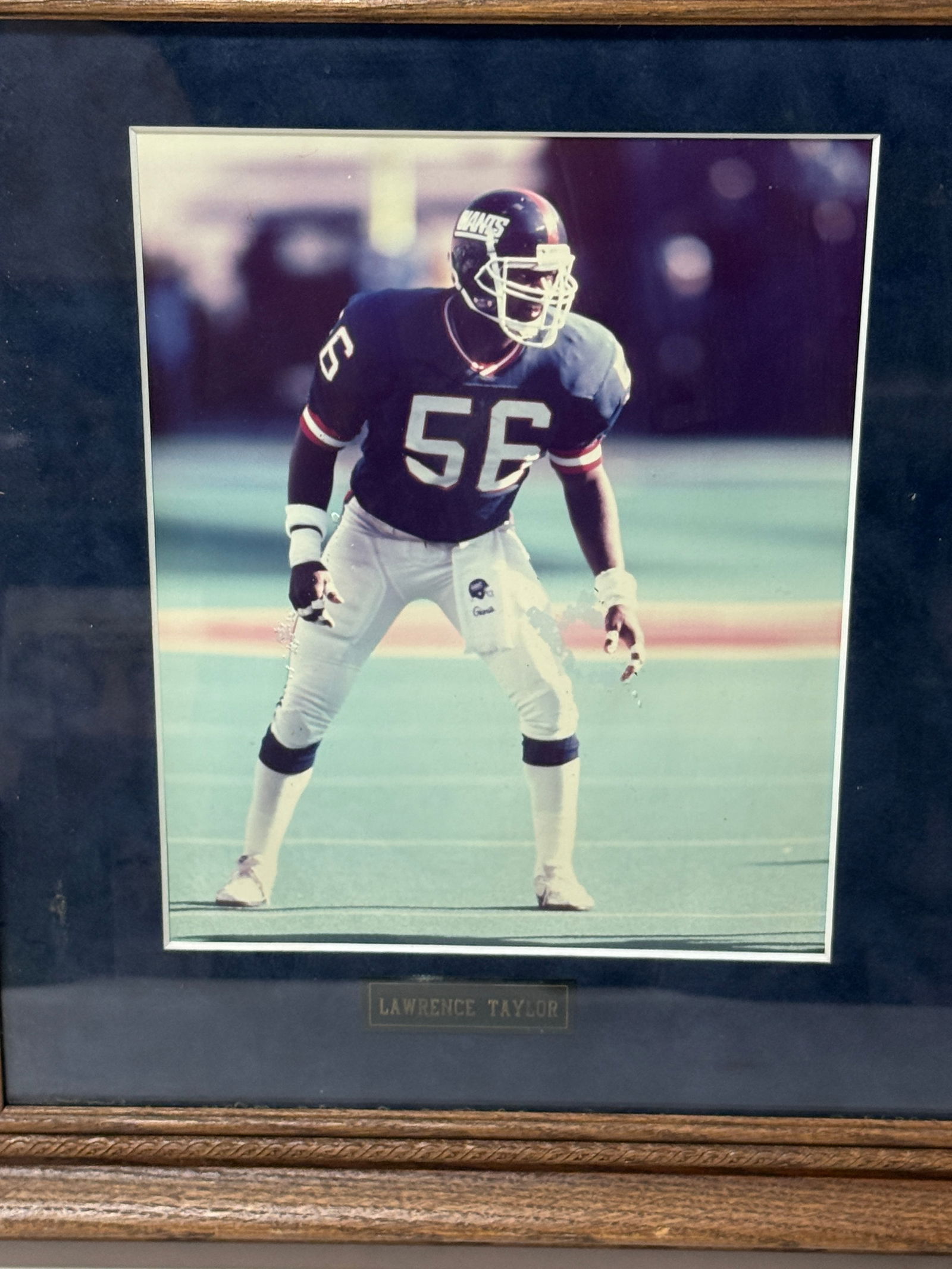 Lawrence Taylor Memorabilia Frame - 2