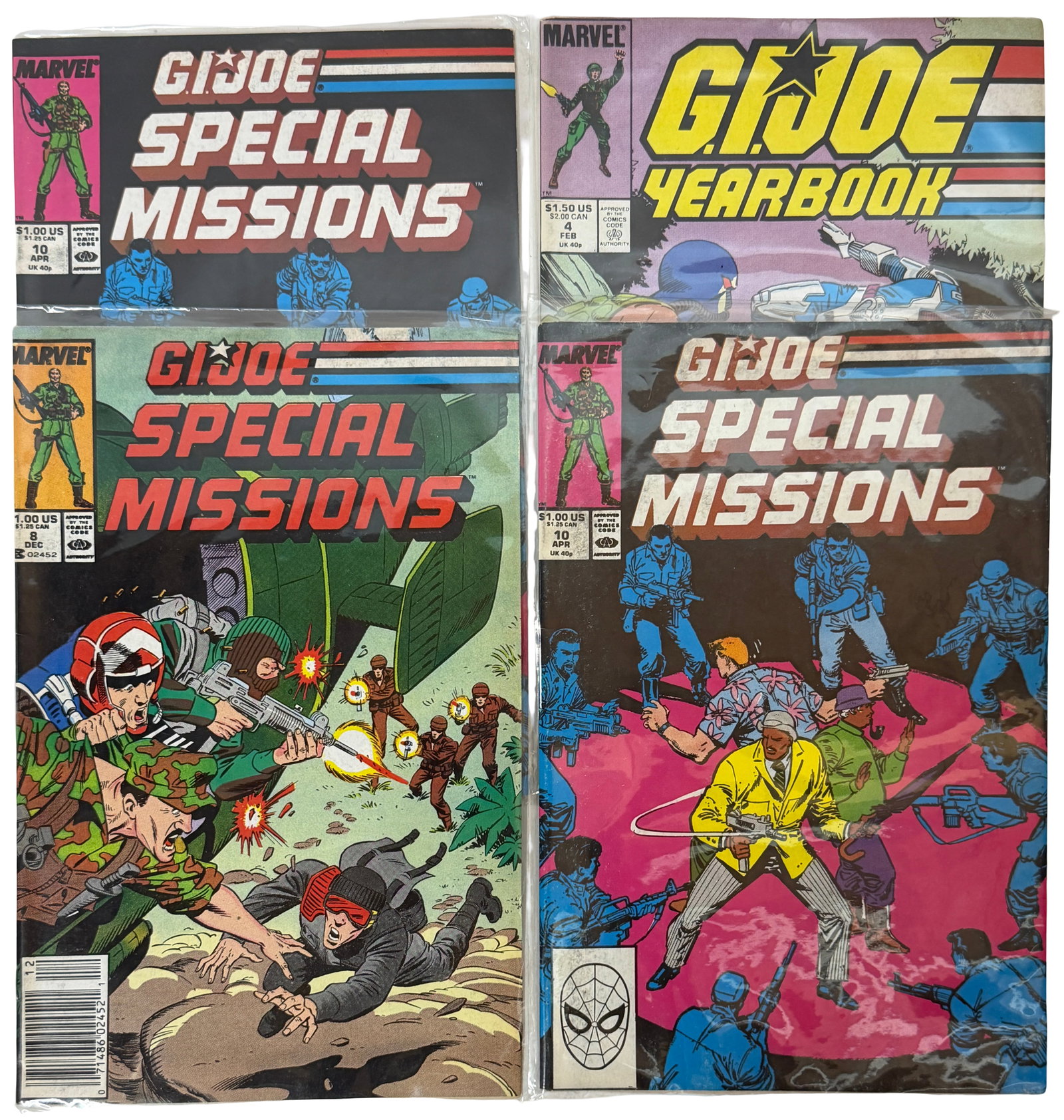 G.I. Joe Special Missions & Yearbook Marvel Comic Lot (1980s) (1 of 2)