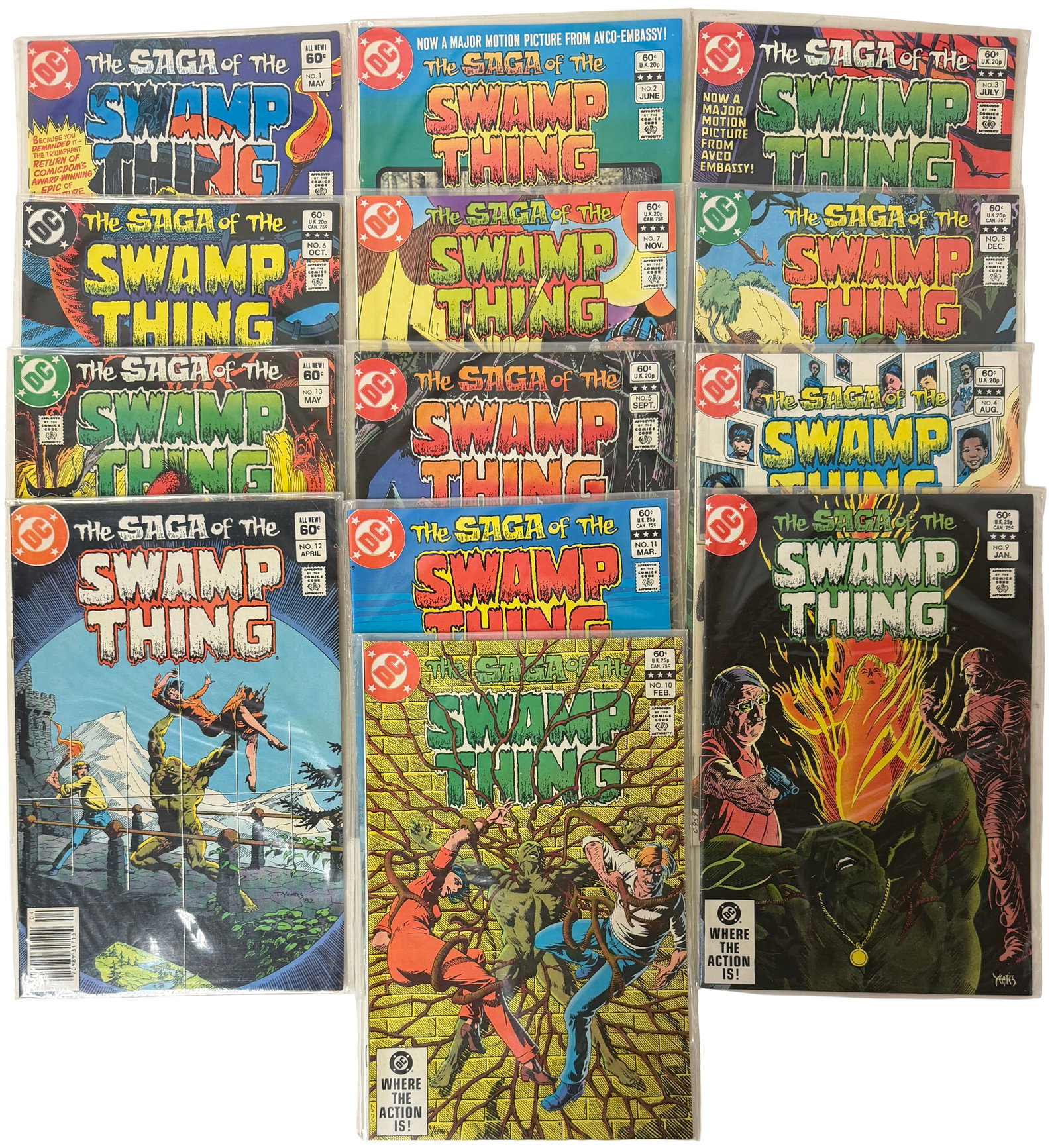 Saga of the Swamp Thing Lot (DC) ? Early Issues Collection (1 of 3)