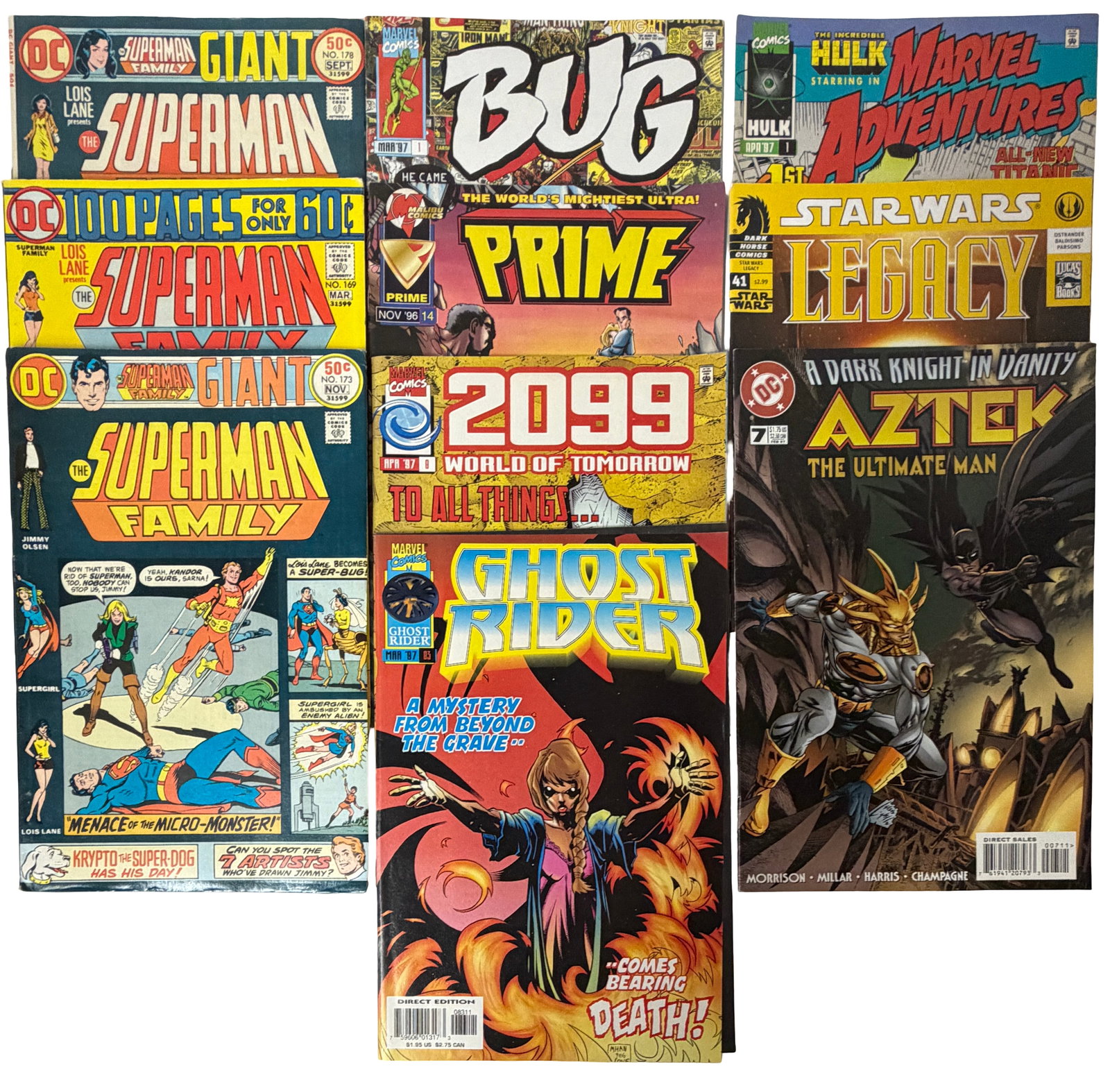 Superman Family Giant & Bronze Age DC Comic Lot (1 of 3)