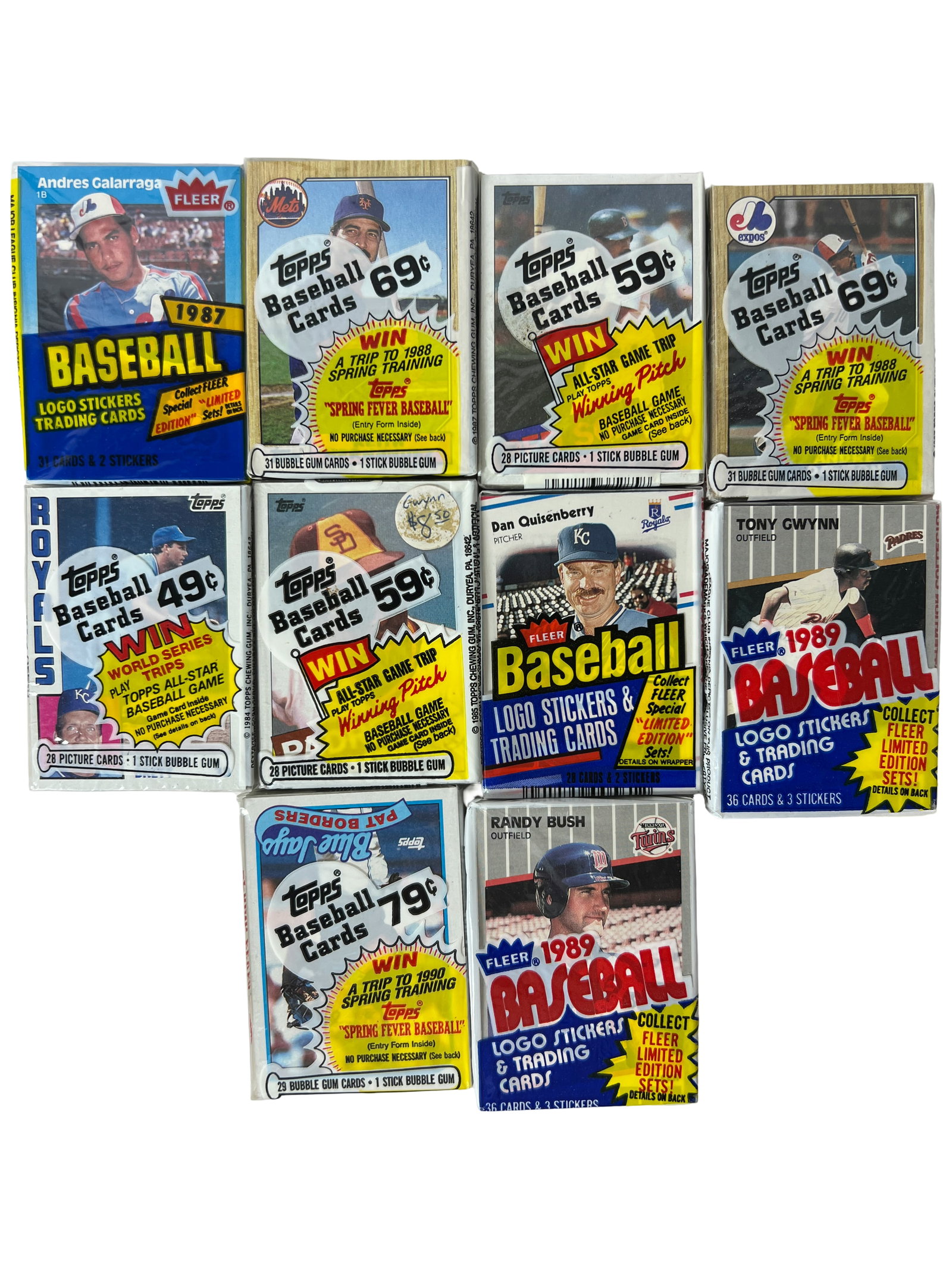 Mixed Baseball Wax Packs Lot (1 of 4)