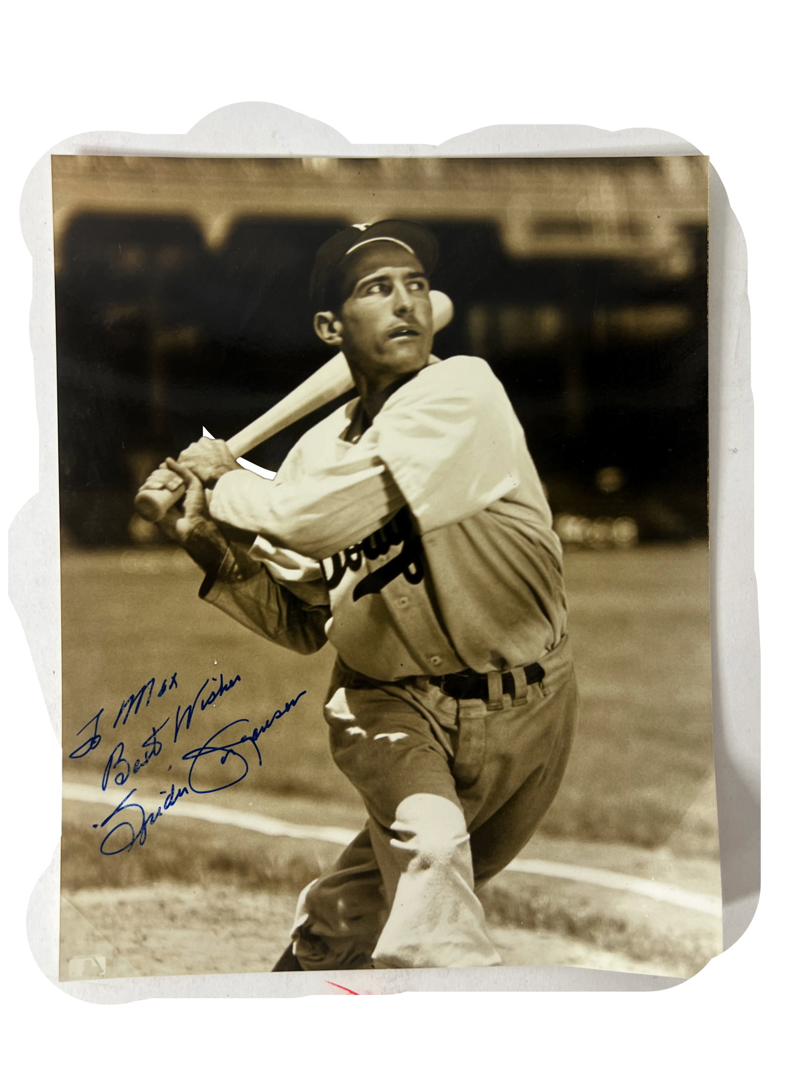 Duke Snider Signed Baseball Photograph (1 of 4)