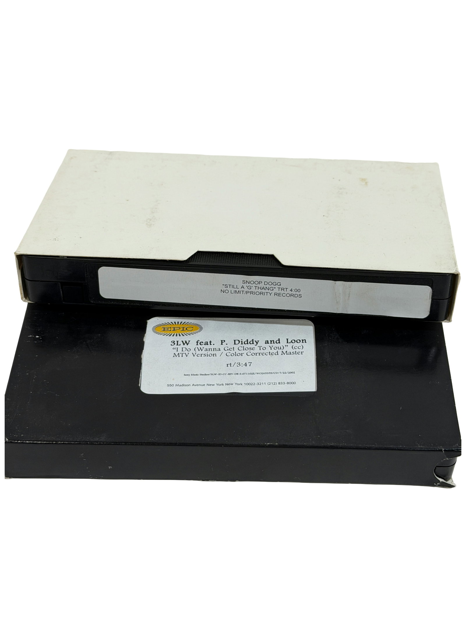 Music Industry Promo VHS Tape Snoop Dogg P. Diddy Lot (2 tapes) (1 of 9)