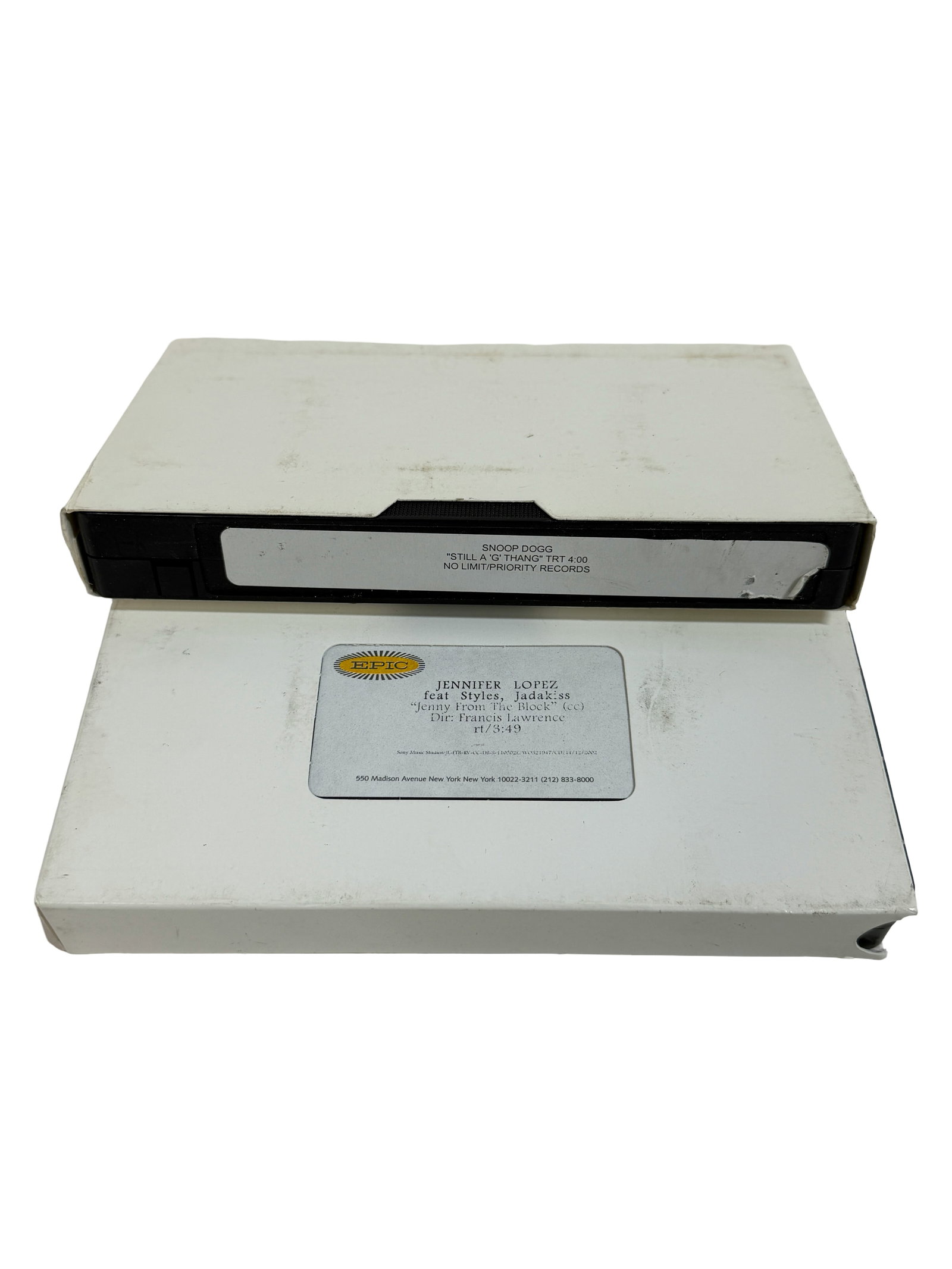 Music Industry Promo VHS Tape Lot Snoop Dogg Jennifer Lopez (2 tapes) (1 of 9)