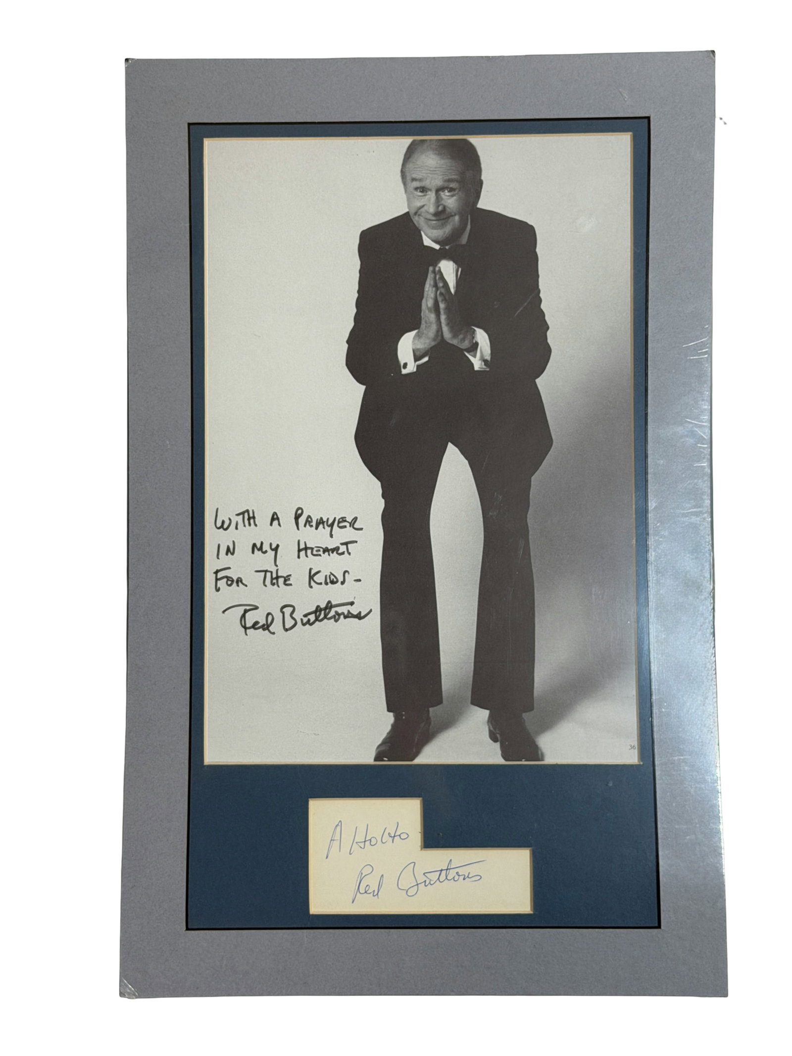 Red Buttons Signed Photograph (1 of 5)