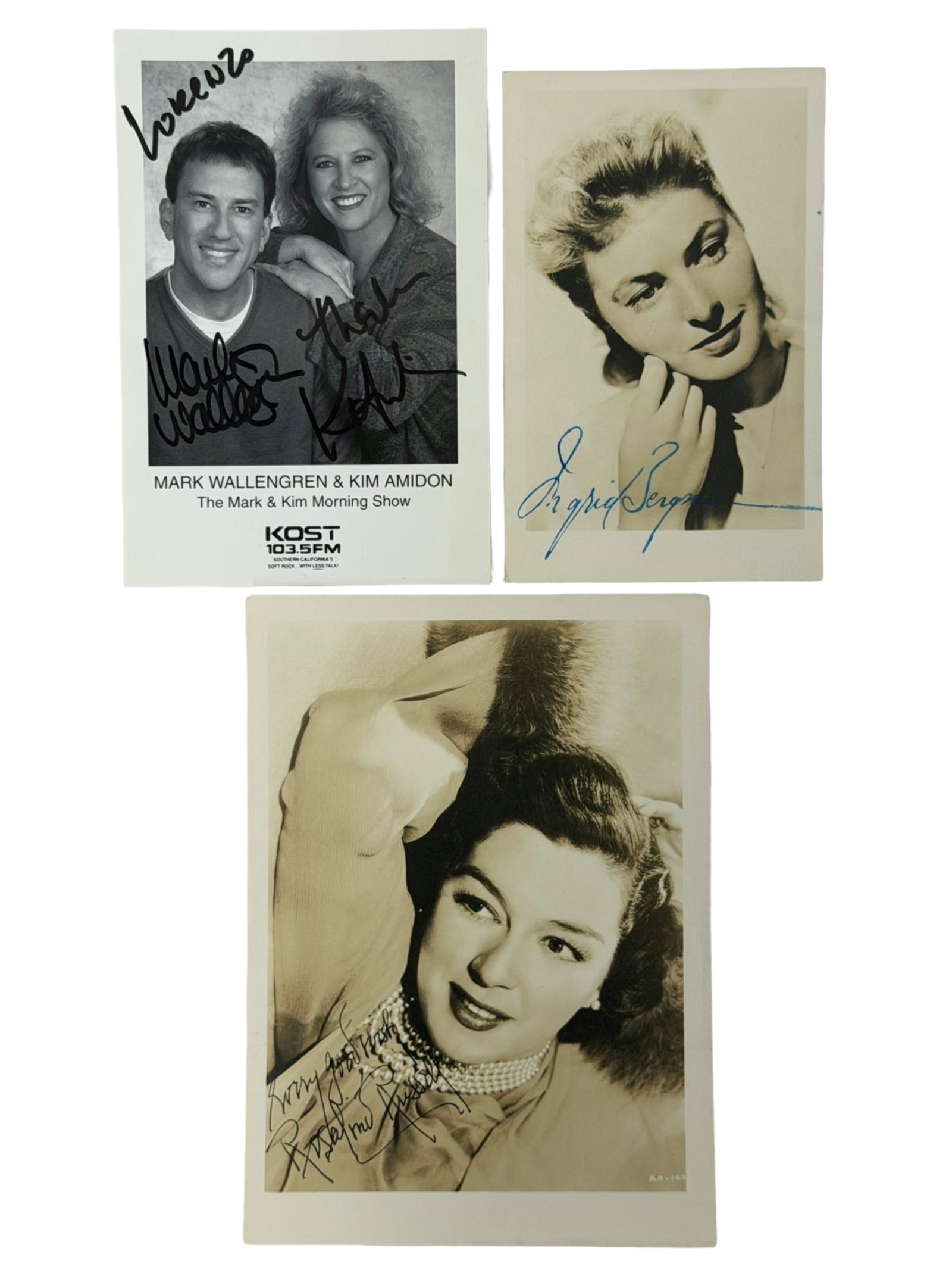 Signed Media & Actress Photographs (3) (1 of 7)