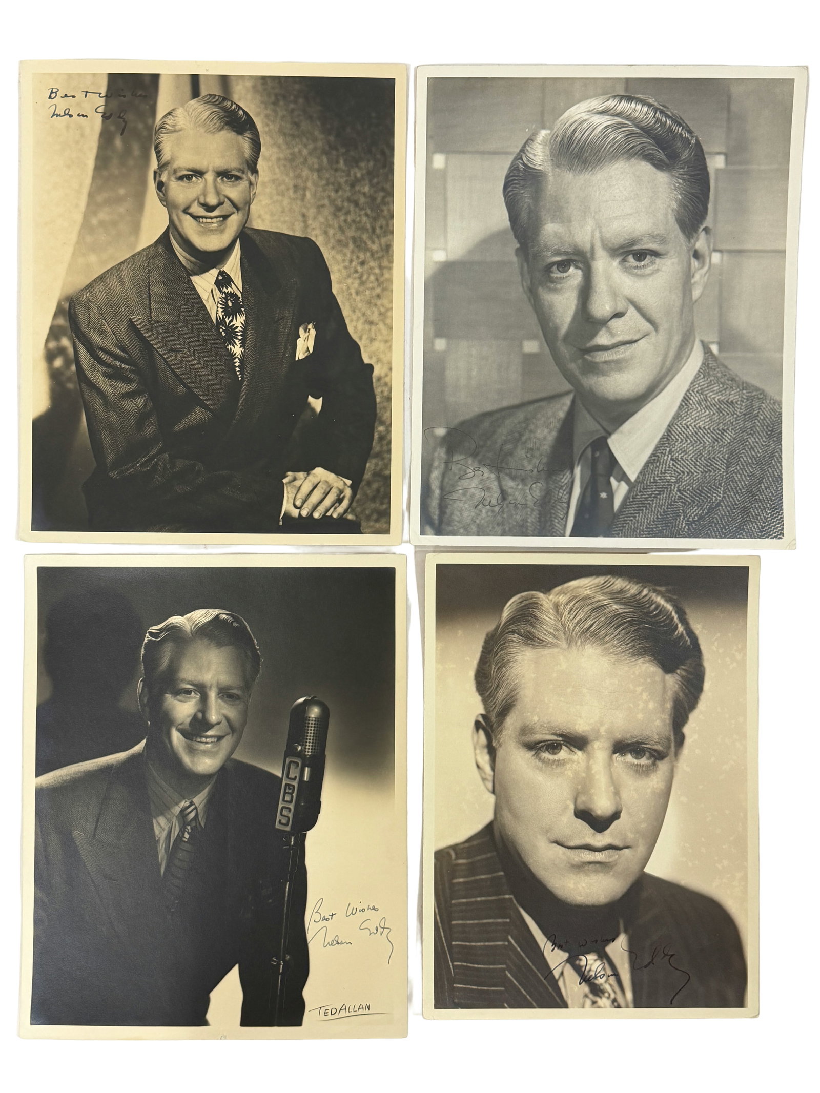 Signed Actor Photos incl. Cesar Romero style portrait (4) (1 of 9)