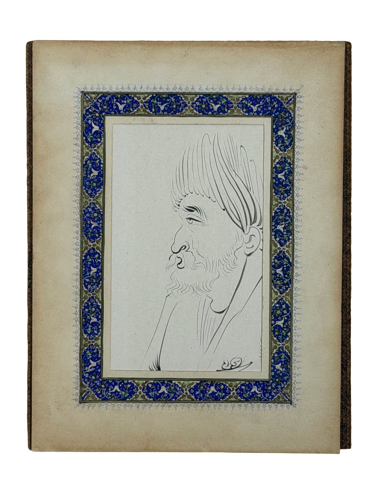 Persian Style Miniature Portrait Artwork with Ornate Border by H. Ali Sajjadi (1 of 4)