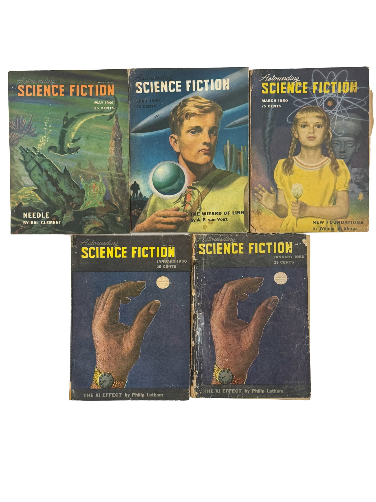 Astounding Science Books SI FI 1949?1950 (5 issues) (1 of 20)