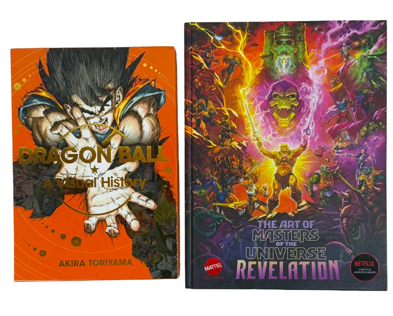Art Books Dragon Ball Visual History (Akira Toriyama) & Masters of the Universe Revelation (2) (1 of 12)