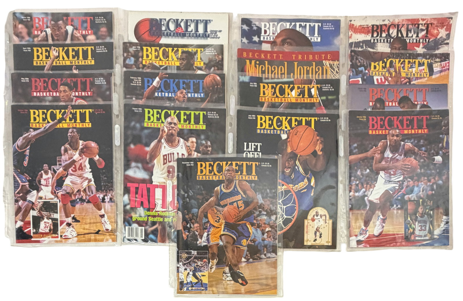 Beckett Basketball Monthly Magazines Large Collection (approx. 15 issues) (1 of 3)