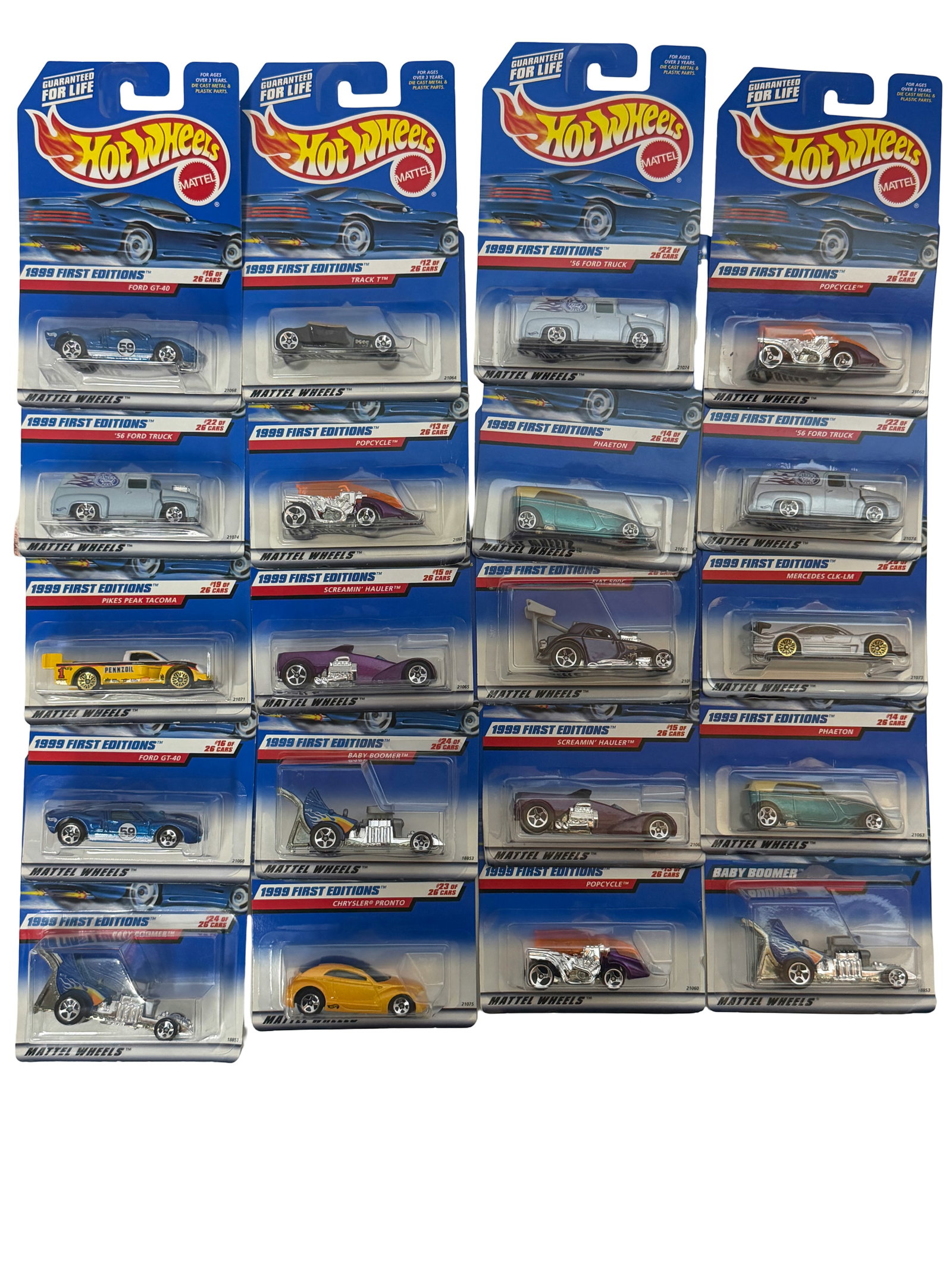 Hot Wheels 1999 First Editions Die-Cast Cars (large group #2) (1 of 3)