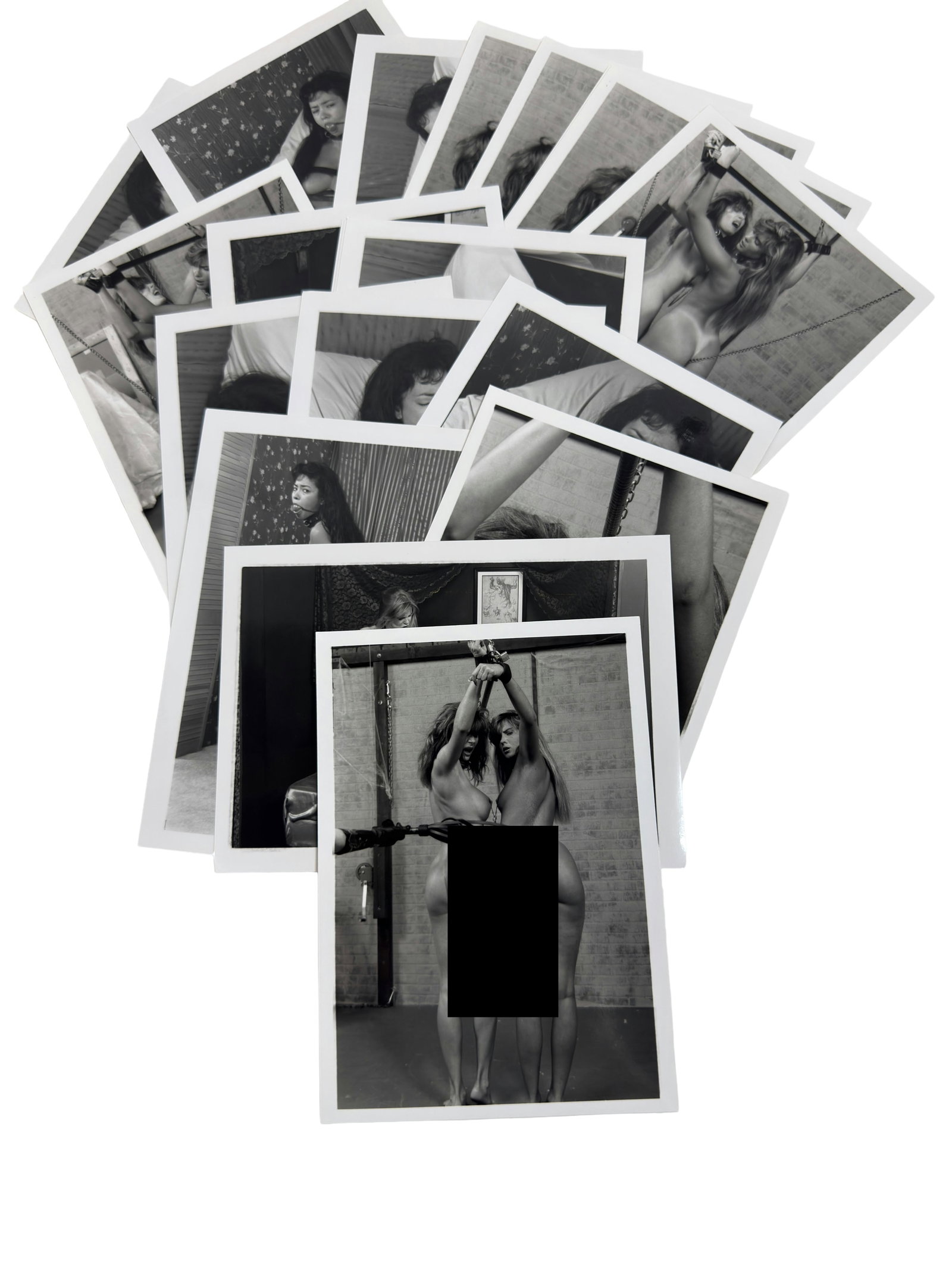 Black and White Erotic Female Nude Bondage Photographs: Black and White Erotic Female Nude Photographs