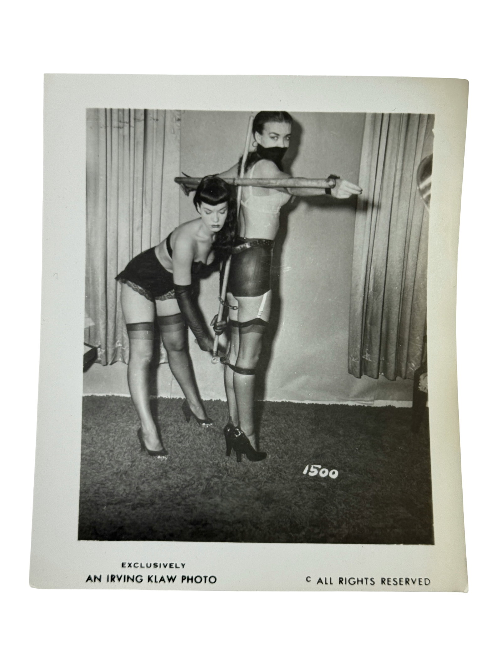 Bettie Page Vintage 1950's B&W Original Photograph By Irving Klaw (1 of 2)