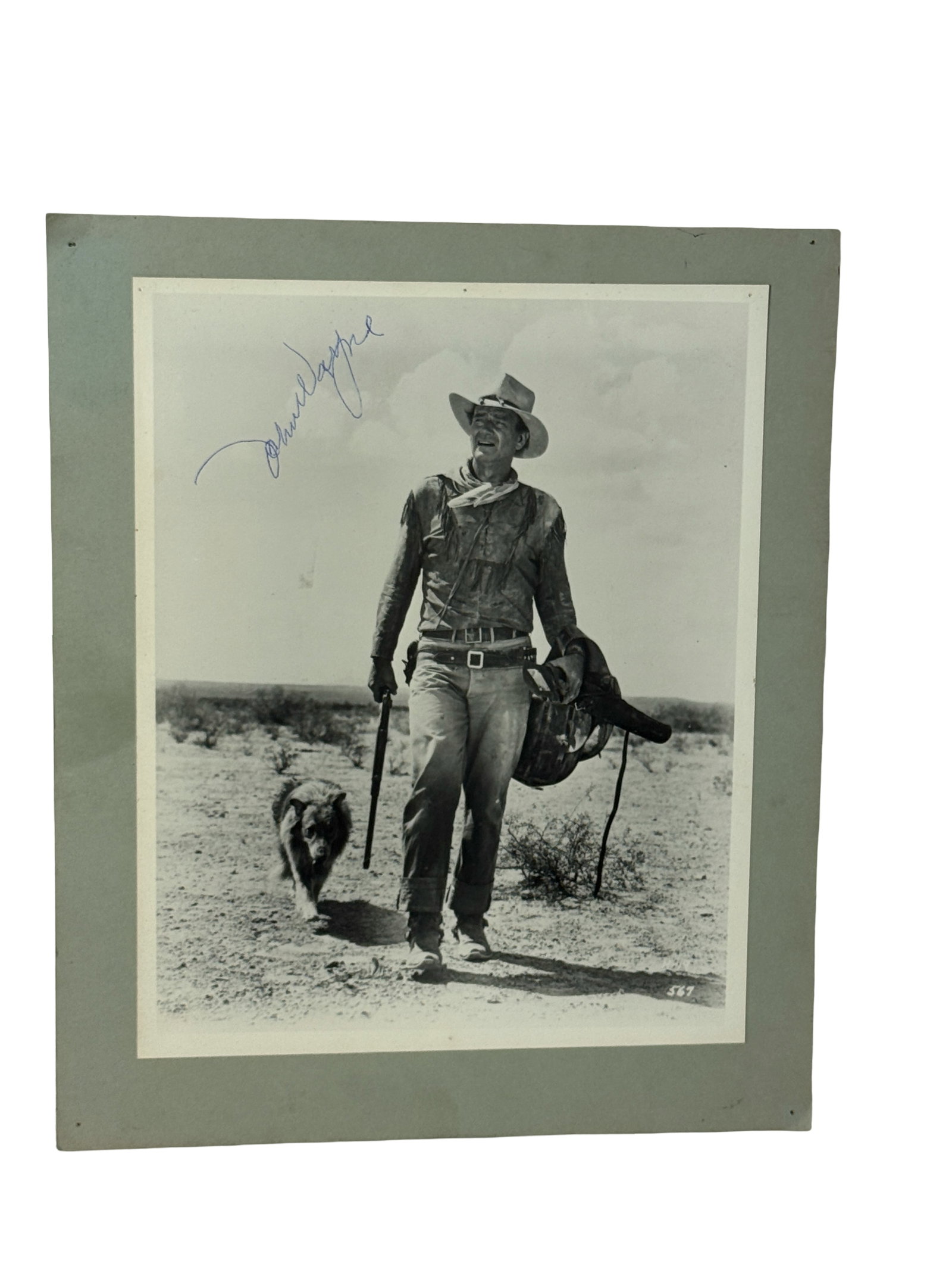 John Wayne Autographed Photograph Signed (1 of 3)
