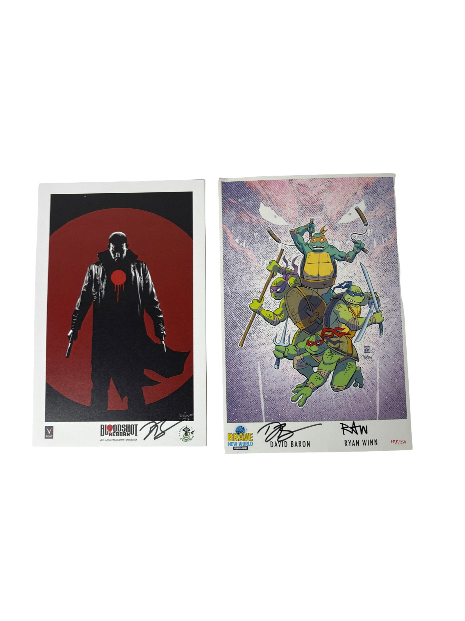 Hand Signed Comic Art Prints (2 pcs) (1 of 5)
