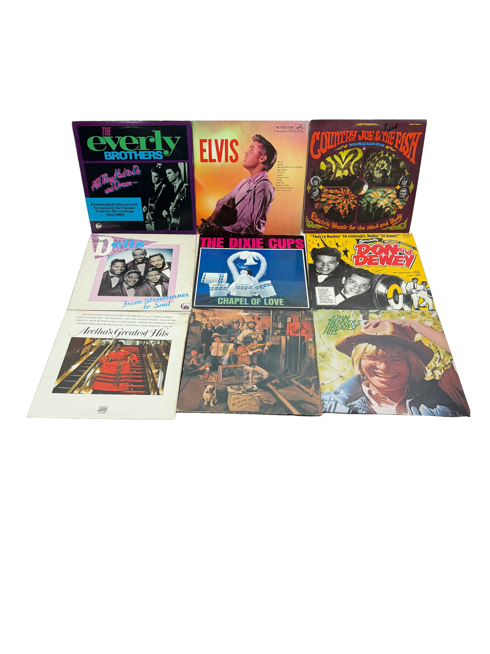 Vintage Vinyl Records Lot: Assorted vintage vinyl records