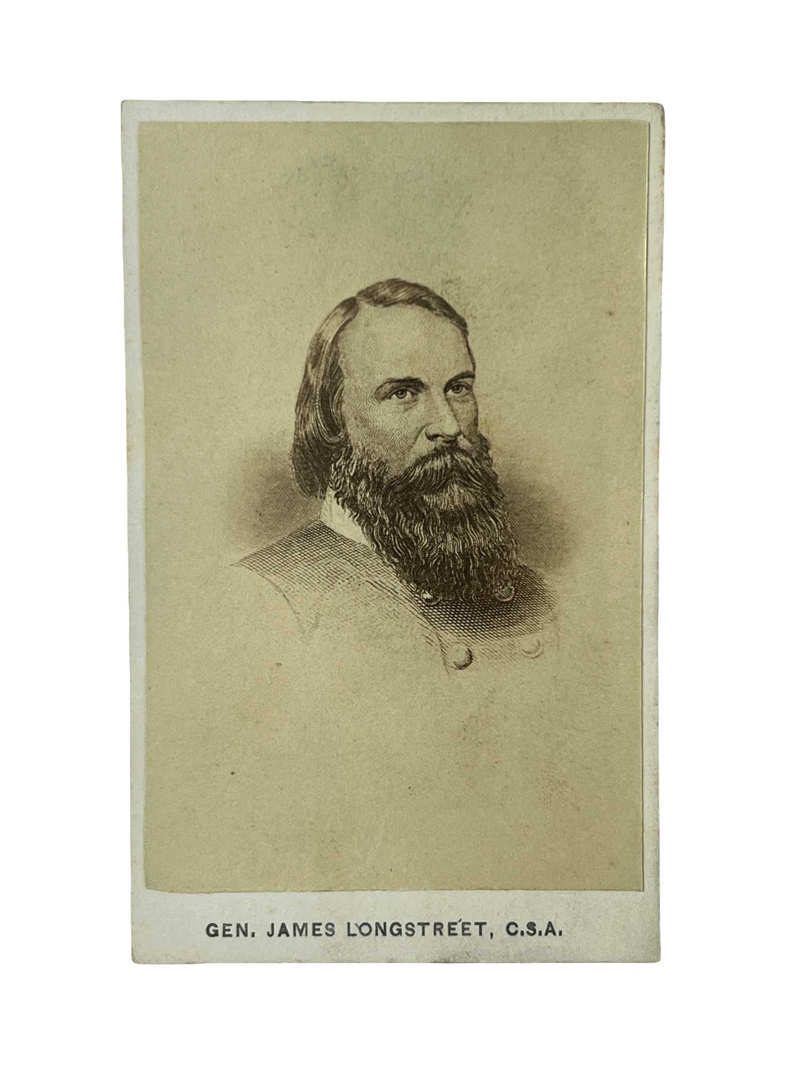 CDV of Confederate General James Longstreet (1 of 4)