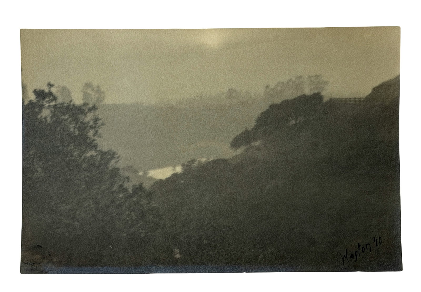 Faded Portrait Photographs: Two antique faded portrait photographs