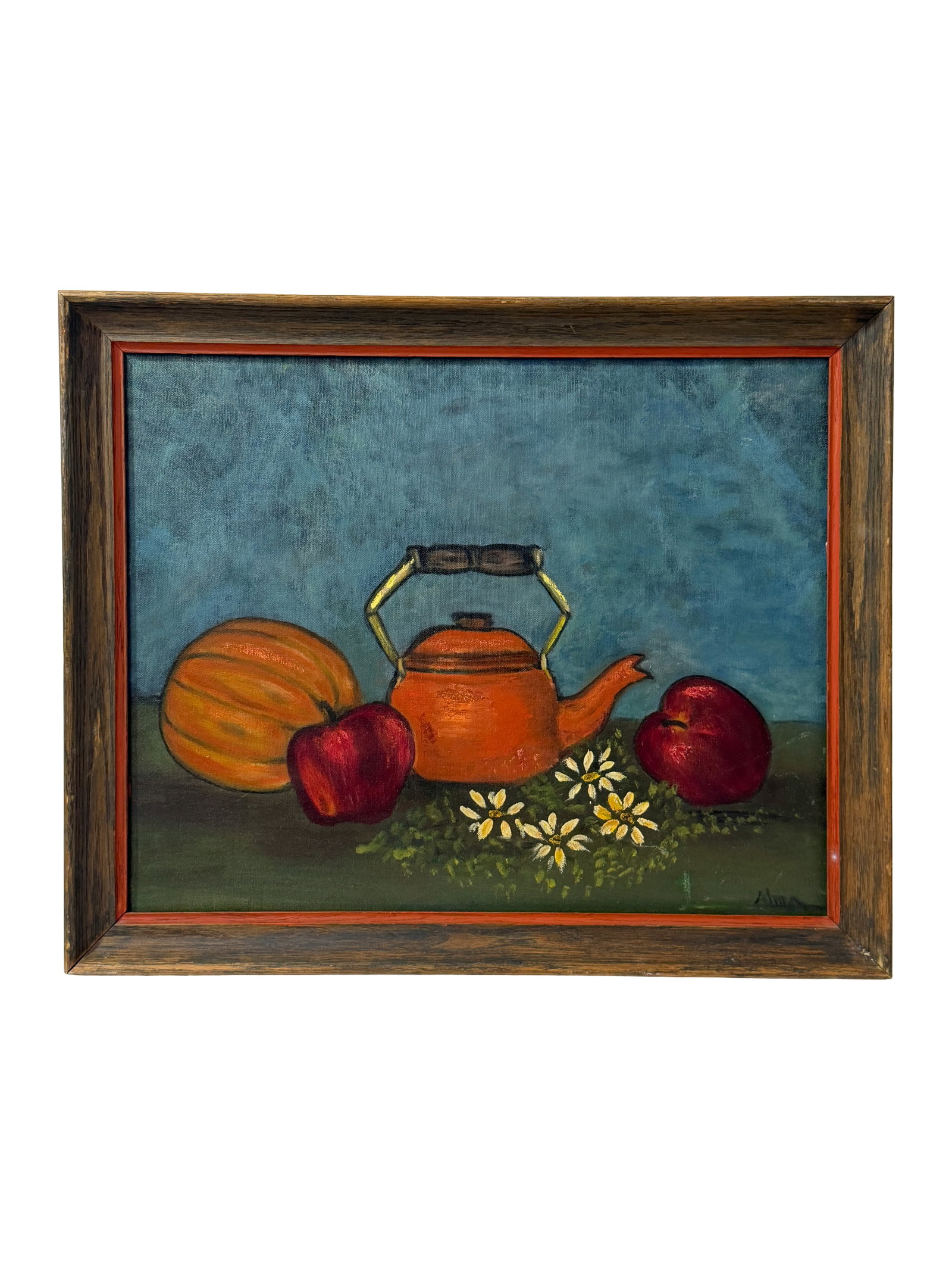 Oil Painting on Canvas Still Life with Teapot (1 of 6)