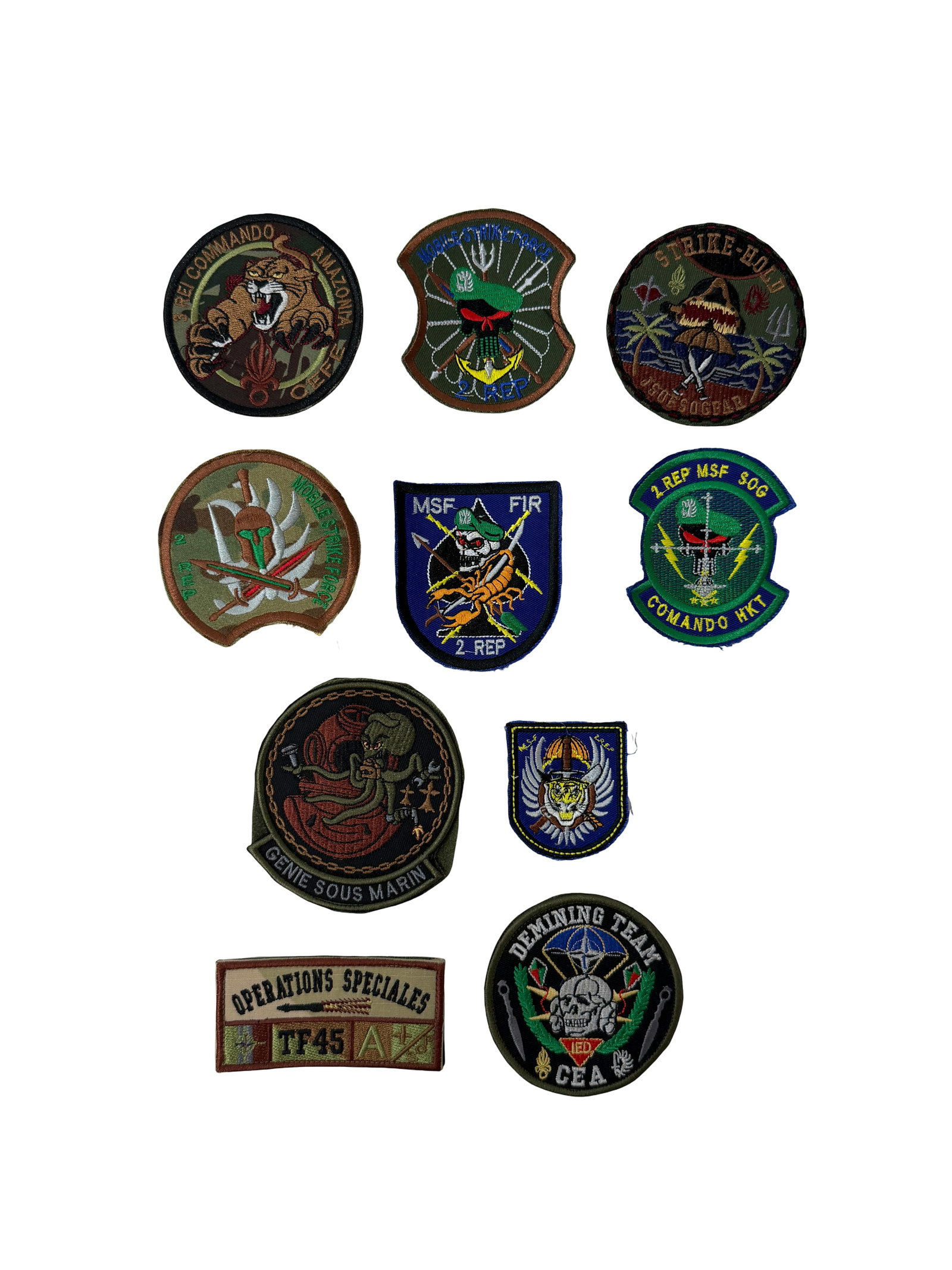 Collection of Military Embroidered Patches (1 of 3)