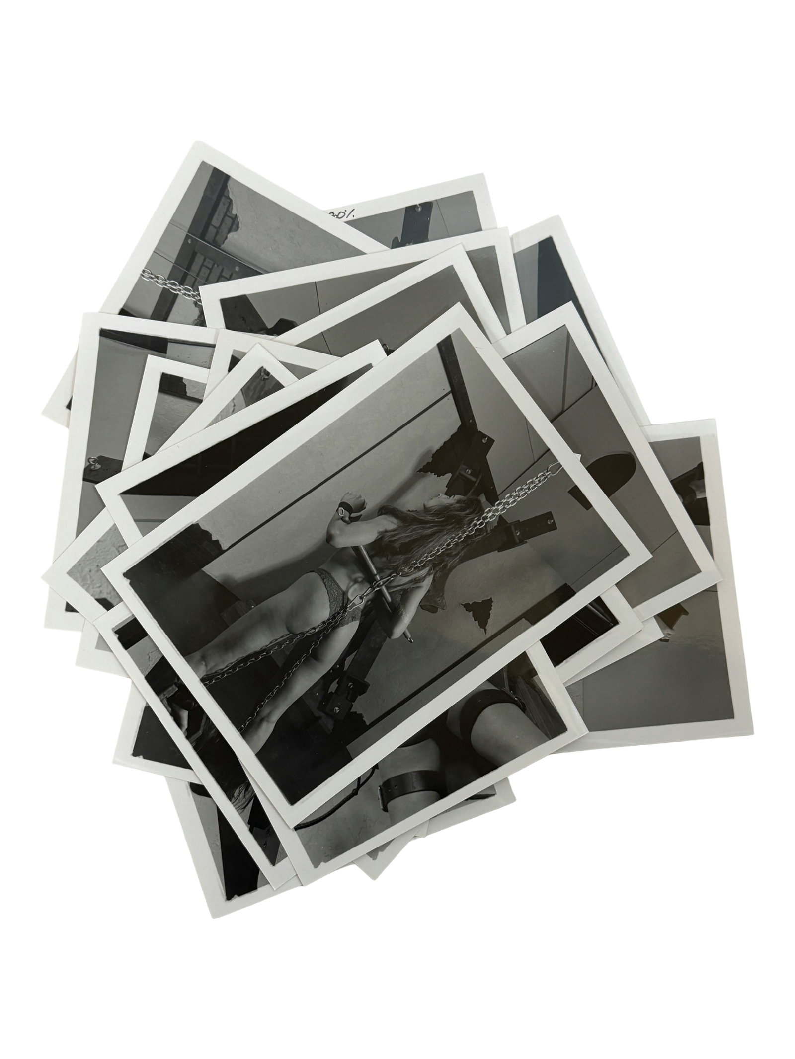 Glamour & Fetish Mixed Archive: Combination of nude glamour and fetish photography, black and white prints