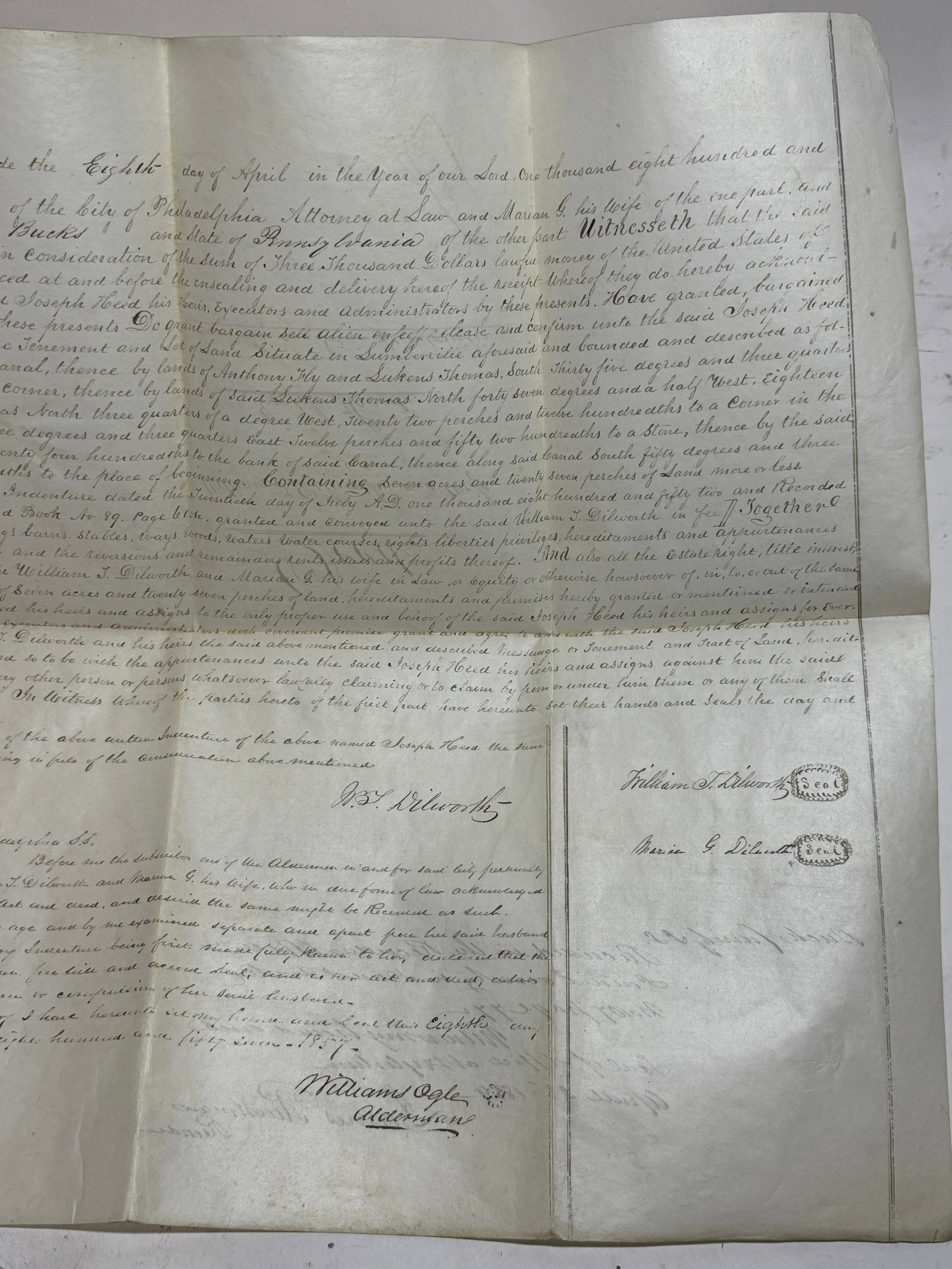 1818 Pennsylvania Indenture Document - 3