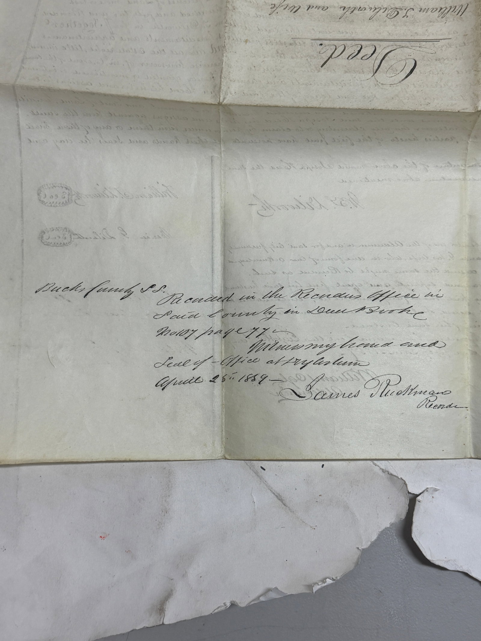 1818 Pennsylvania Indenture Document - 5