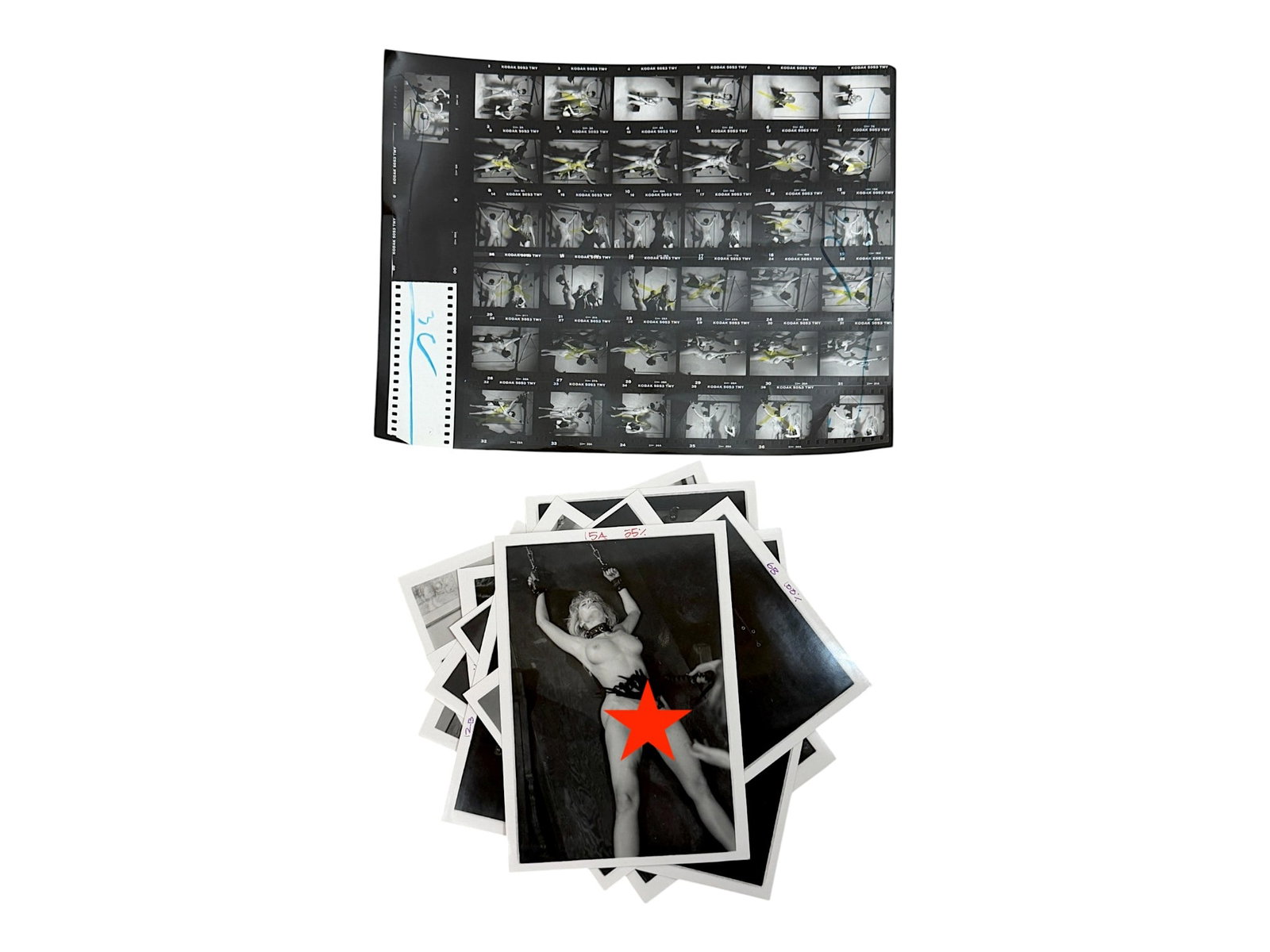 Bondage Photography Contact Sheet & Print Group II (1 of 6)