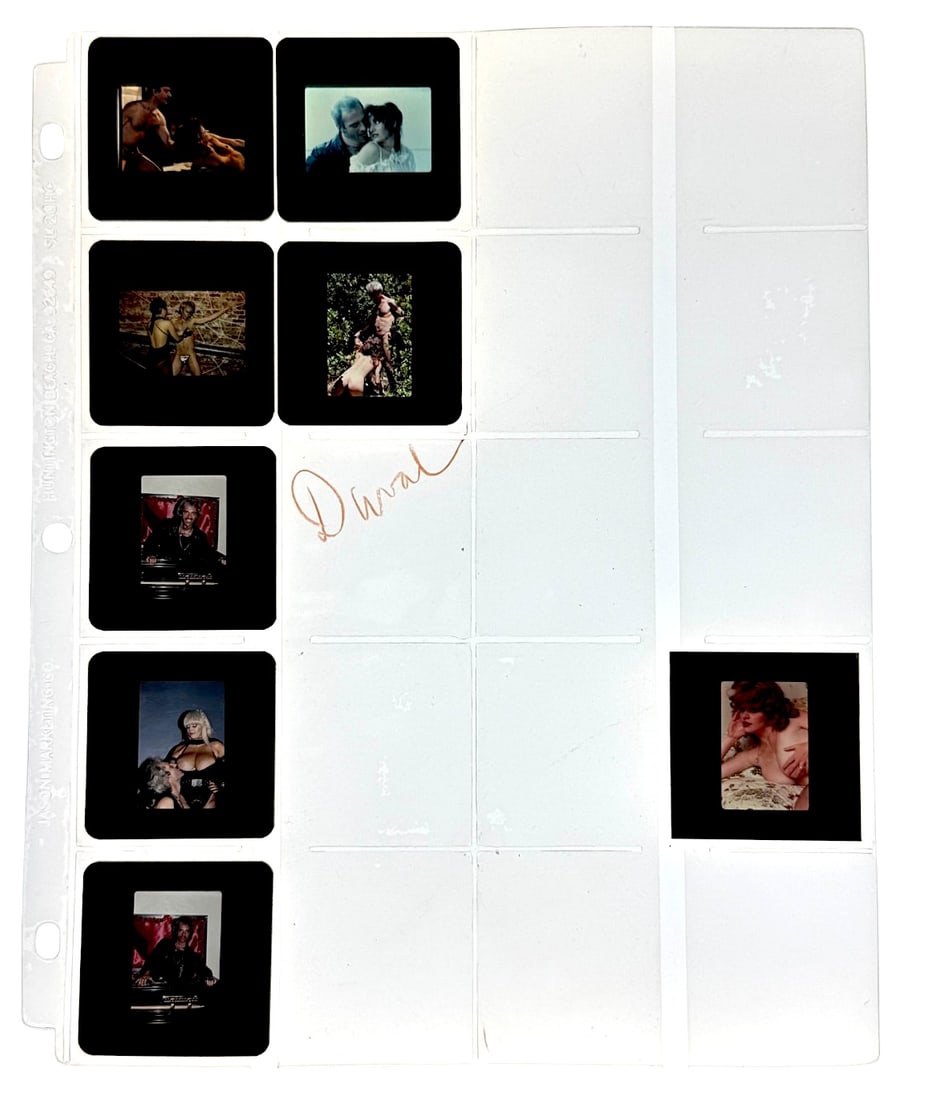Color Adult Nude Negatives Transparency Sheet (1 of 5)