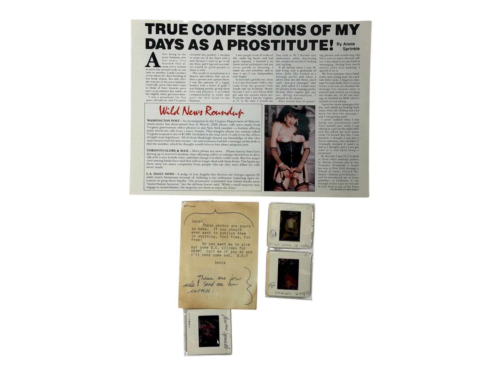 Vintage Adult Nude Color Production Slide Negative Collection (1 of 6)