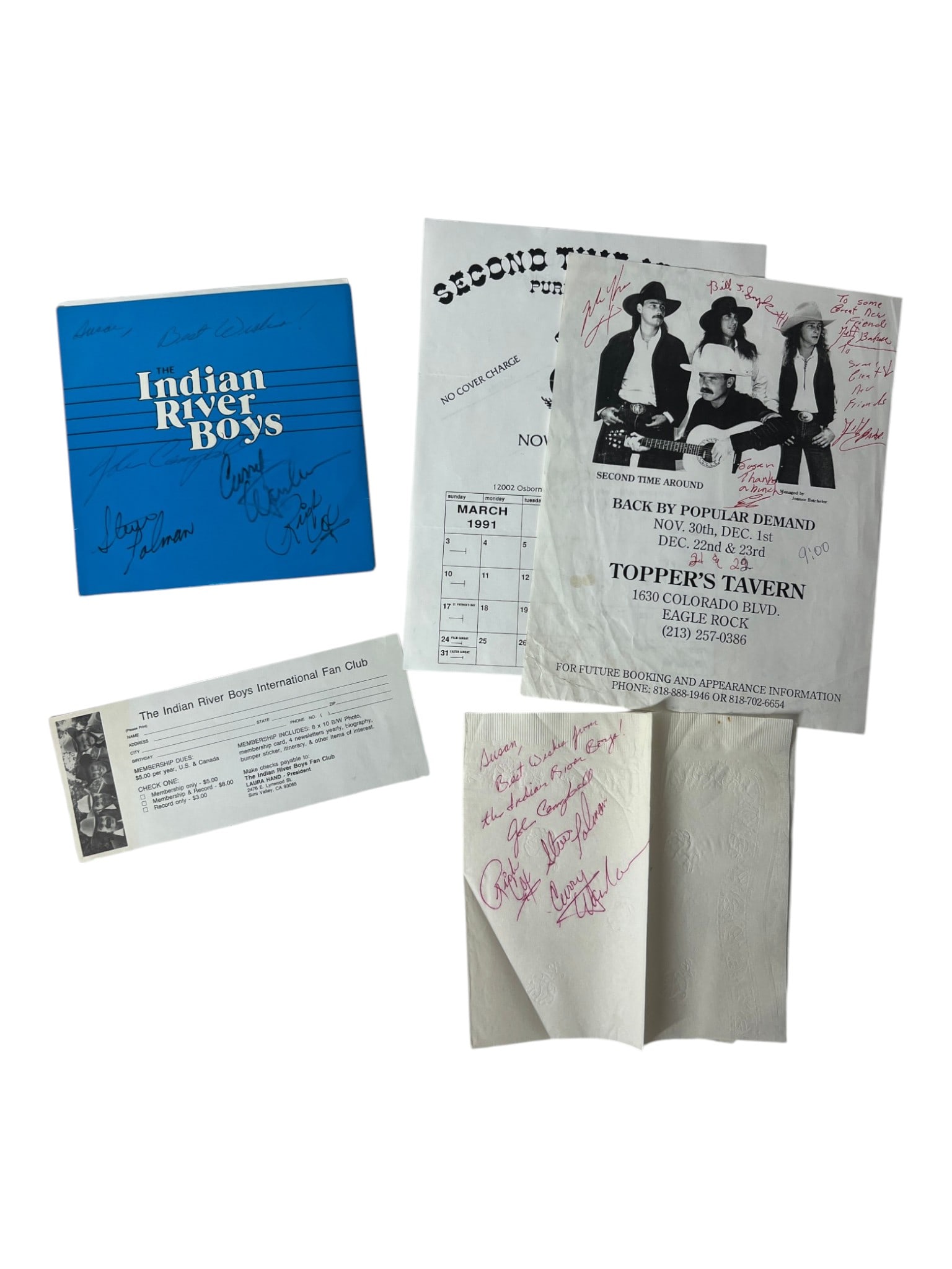 Indian River Boys Signed Memorabilia Group (1 of 6)