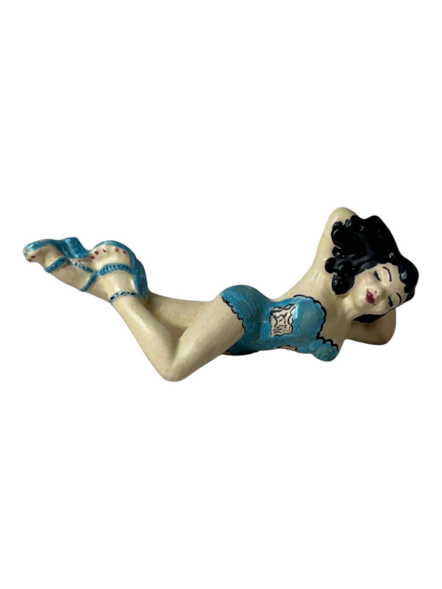 Art Deco or 1920s-1930s Pin-Up Style Ceramic Figurine (1 of 6)