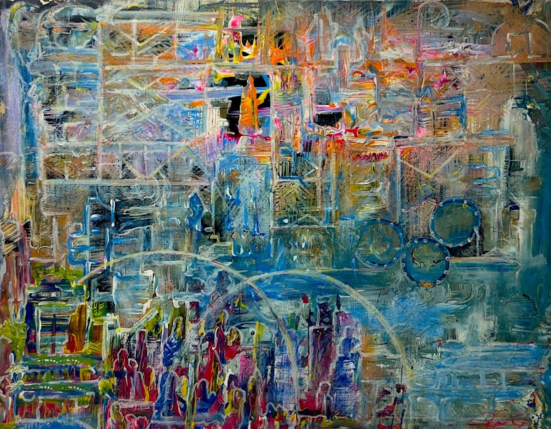 Abstract Industrial Composition (1 of 6)