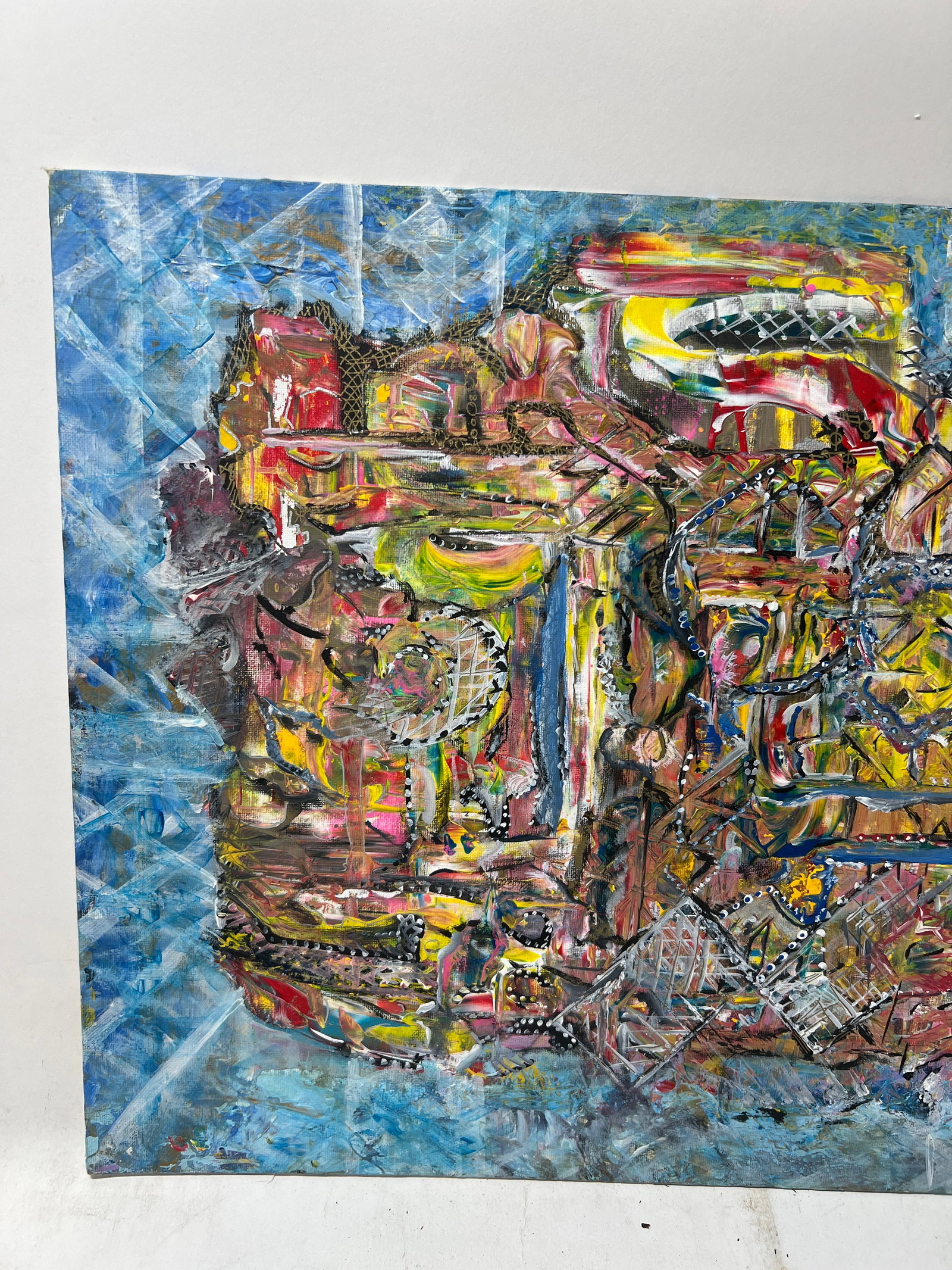 Abstract Mixed Media Composition - 2
